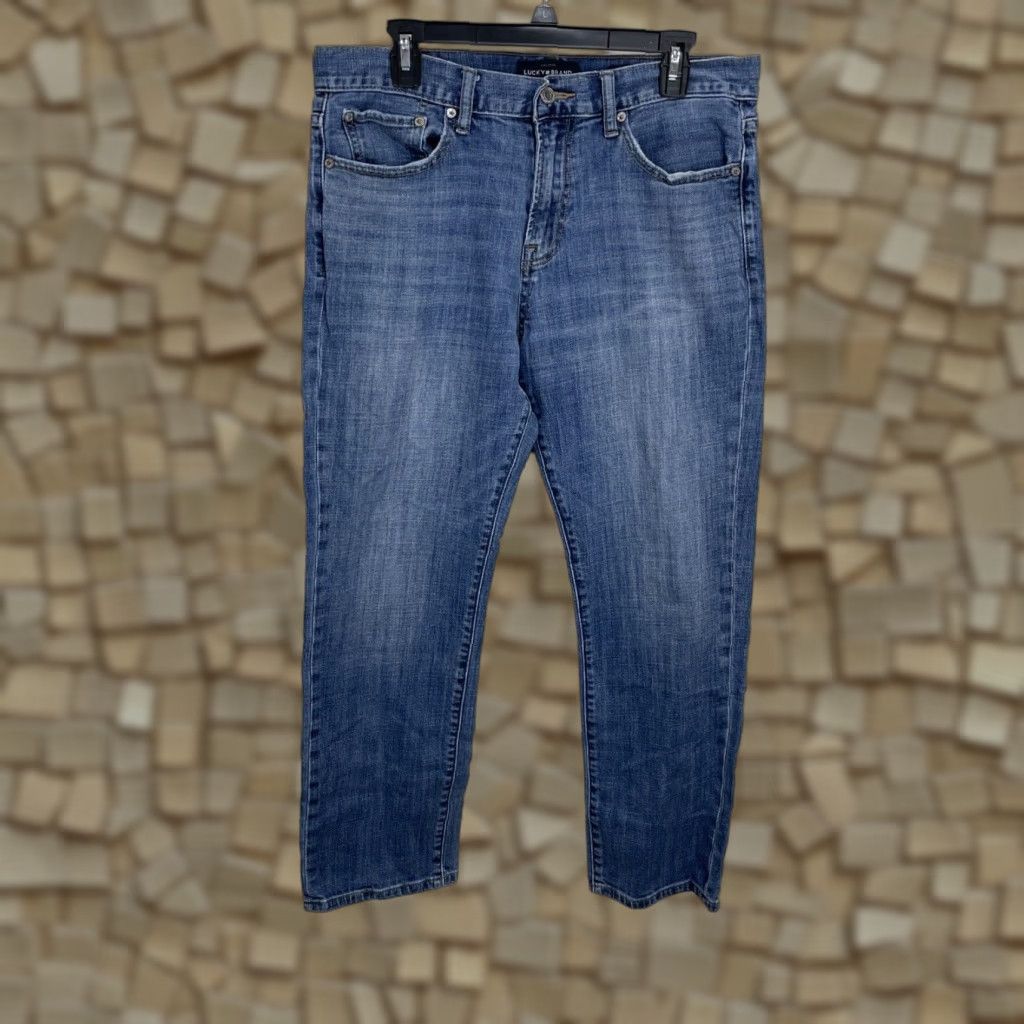 Lucky Brand Lucky Brand Mens Jeans 221 Original Straight Denim 34x30 Medium Wash Blue Size US 34 / EU 50 - 1 Thumbnail