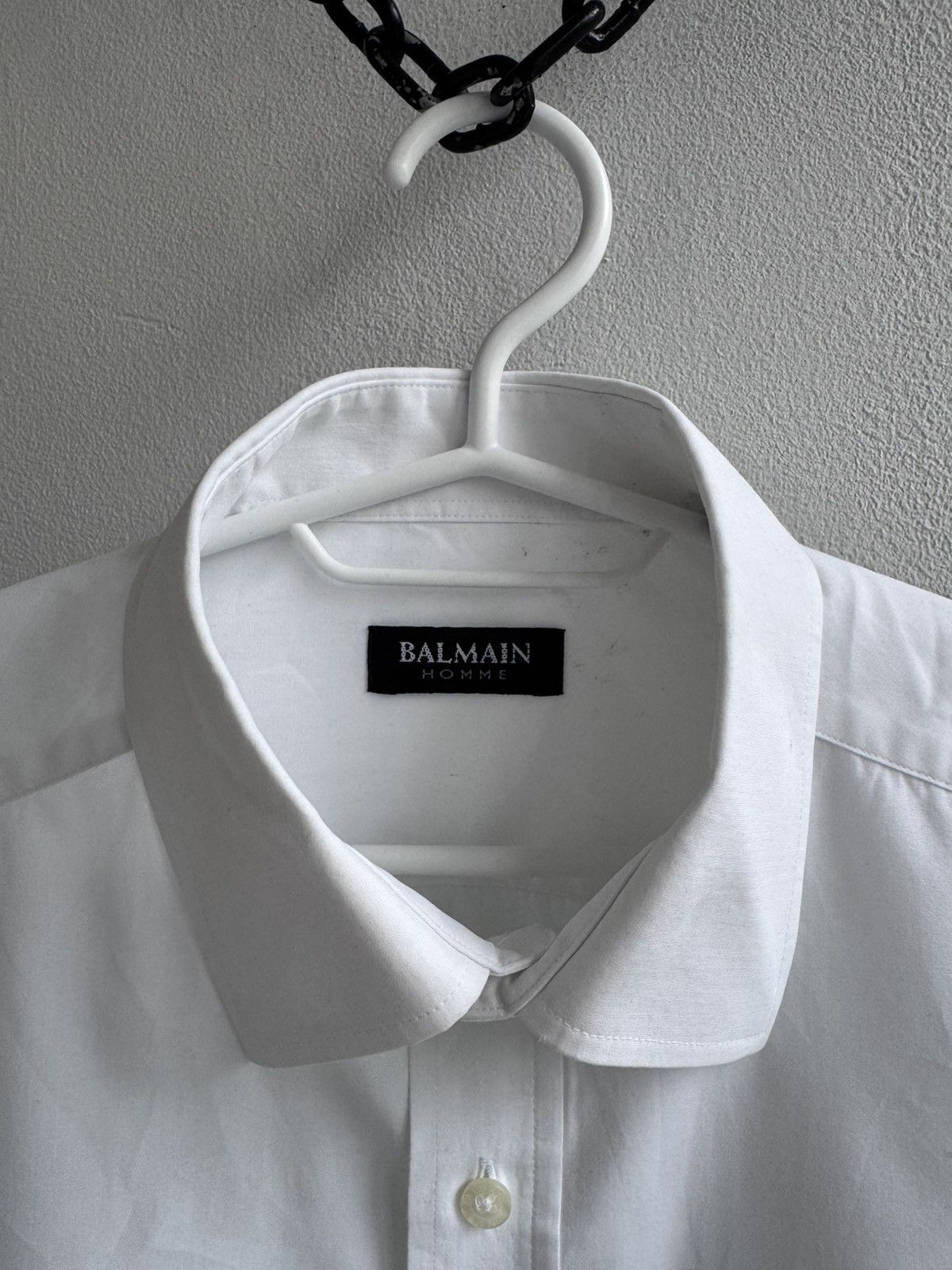 Balmain Balmain Paris Button Down Cotton Shirt Men’s Sz 16 / 41 Size US M / EU 48-50 / 2 - 3 Thumbnail