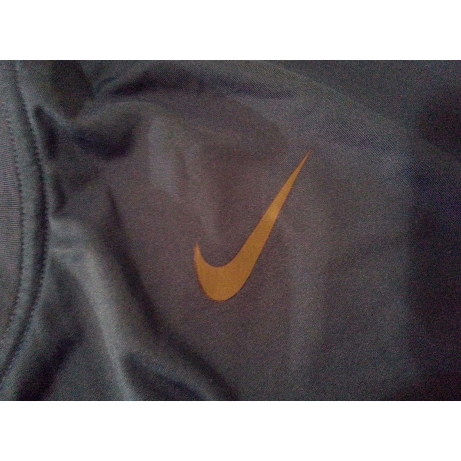 Nike VINTAGE Mens Nike Pro Combat Shirt L Large Blue Athletic Gym Workout Tee T-Shirt Size US L / EU 52-54 / 3 - 6 Thumbnail