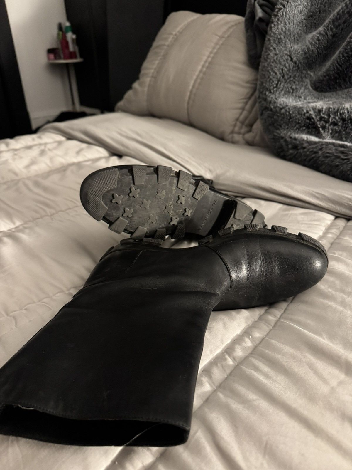 Balenciaga Balenciaga Black Leather Rider Boots Size US 8 / EU 41 - 4 Thumbnail