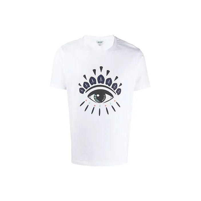 Kenzo Kenzo Eye Print Short Sleeve T-shirt -2507 Size US XXL / EU 58 / 5 - 1 Thumbnail
