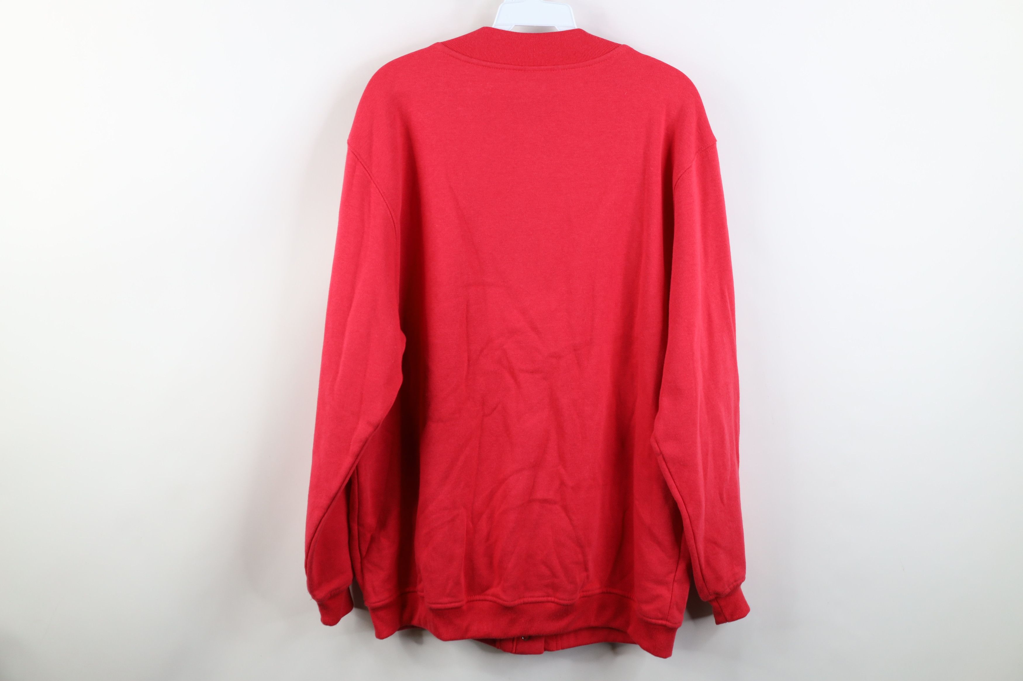 Vintage Vintage 90s Streetwear Blank Snap Button Cardigan Sweatshirt Size M / US 6-8 / IT 42-44 - 12 Thumbnail