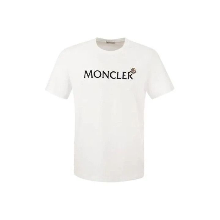 Moncler Moncler Men's Logo Print Short-Sleeve T-Shirt Size US L / EU 52-54 / 3 - 1 Thumbnail