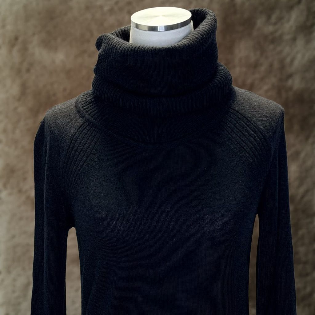 Lululemon Lululemon Sweater Womens Small Black Cowl Turtleneck Long Sleeve Knit Pullover Raglan Logo Size S / US 4 / IT 40 - 1 Thumbnail
