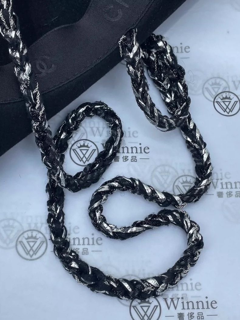 Chanel Chanel Size M Black irregular hat 2504-Nextarrow Size ONE SIZE - 5 Thumbnail