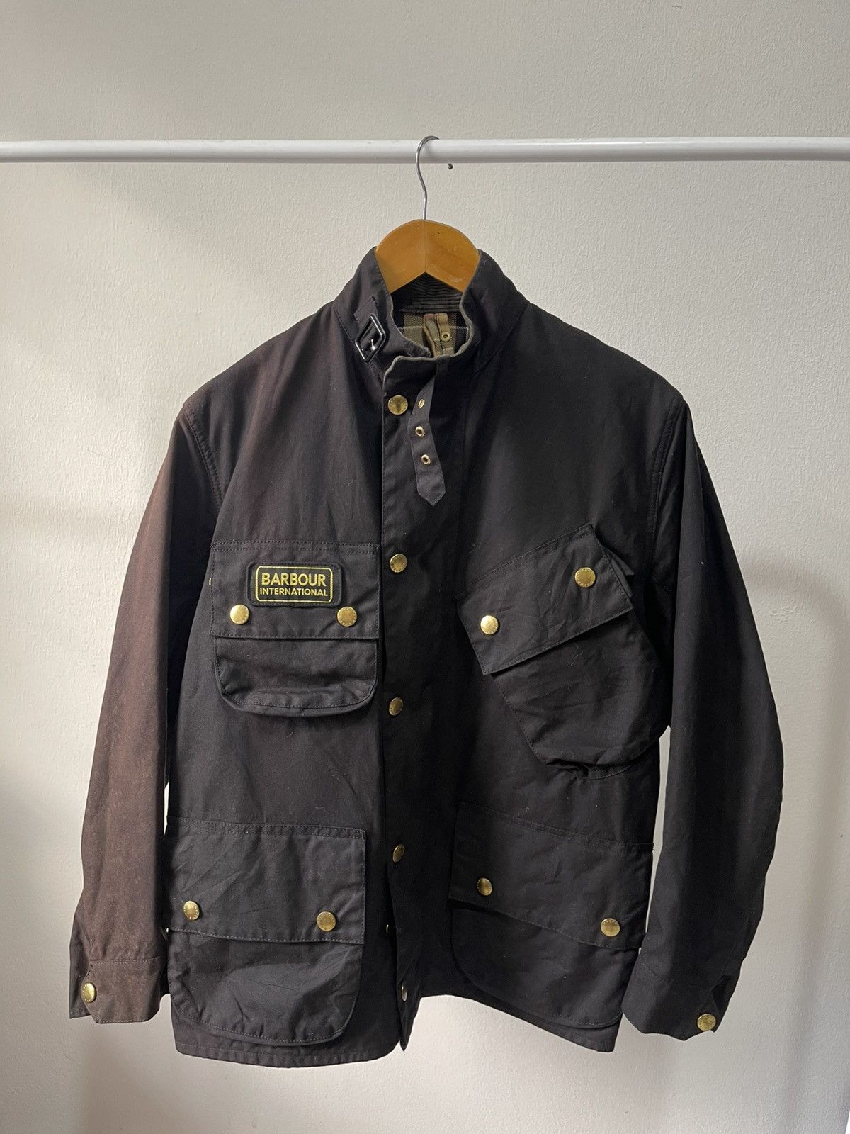 Barbour Barbour International Wax Multipocket Jacket Size US M / EU 48-50 / 2 - 2 Thumbnail