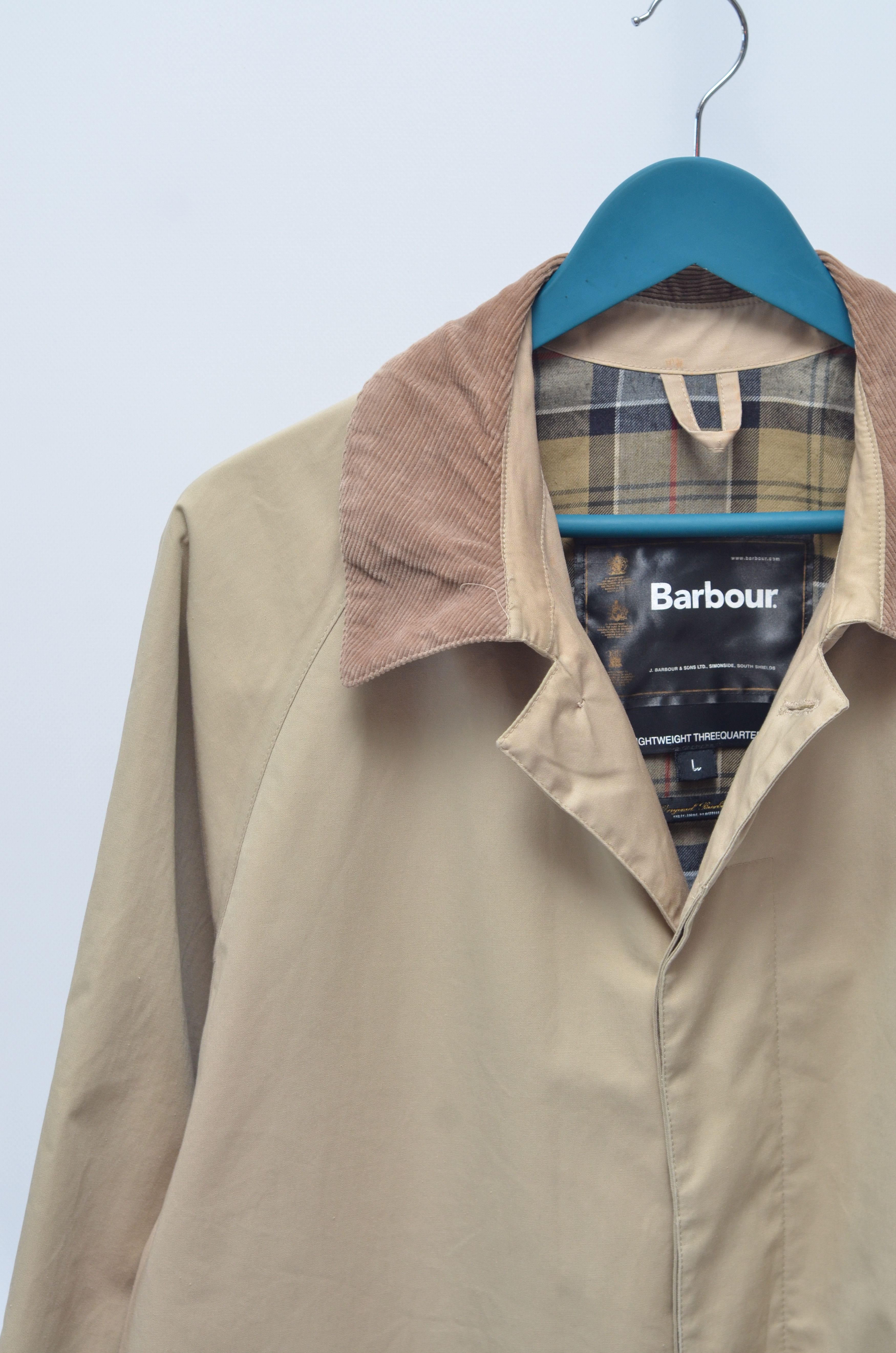 Barbour Hype Streetwear Barbour Cotton Lightweight L W 3 4 Coat Made in Bulgaria Grailed
