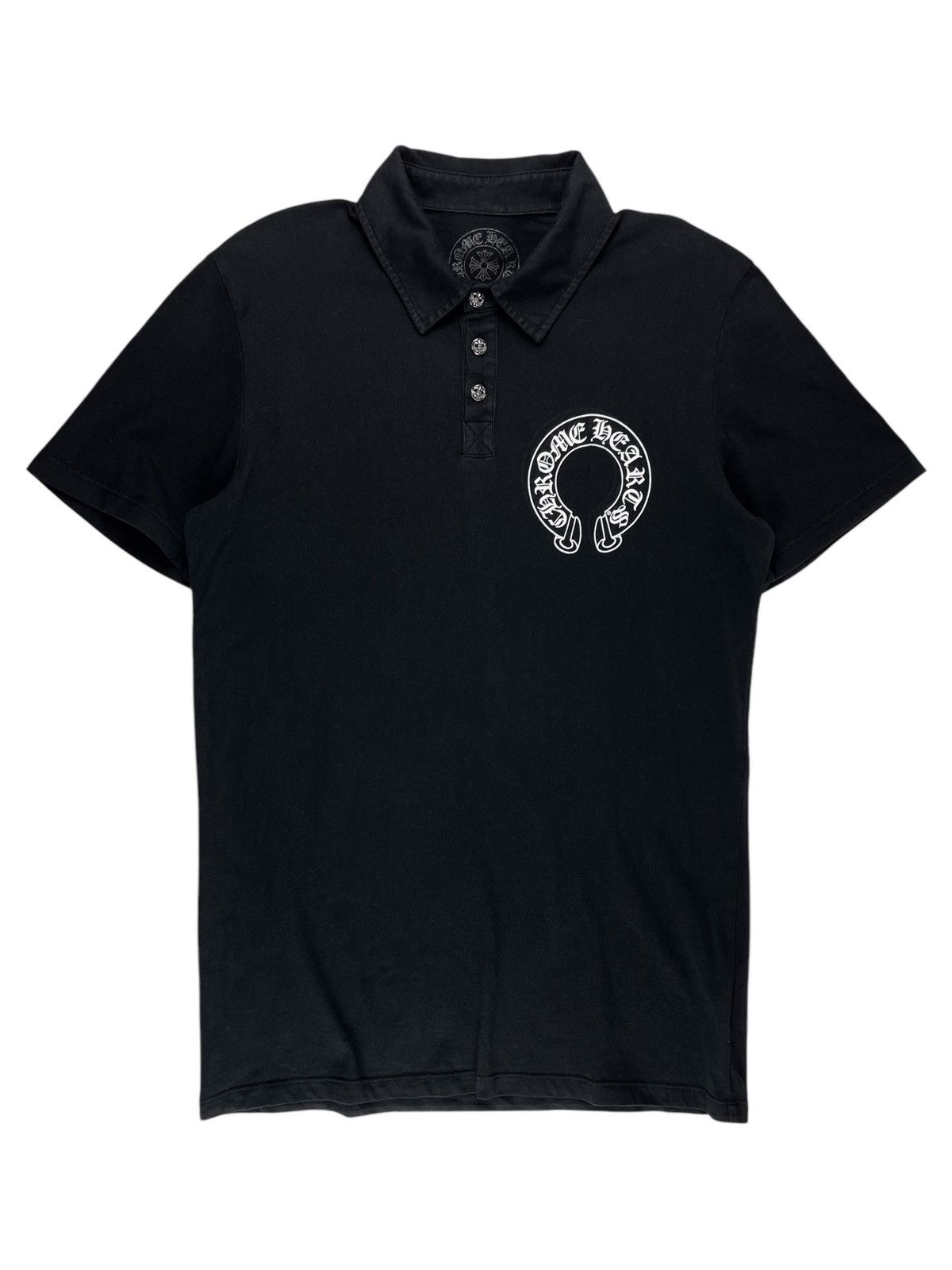 Chrome Hearts Chrome Hearts Silver Button Horseshoe Button Polo