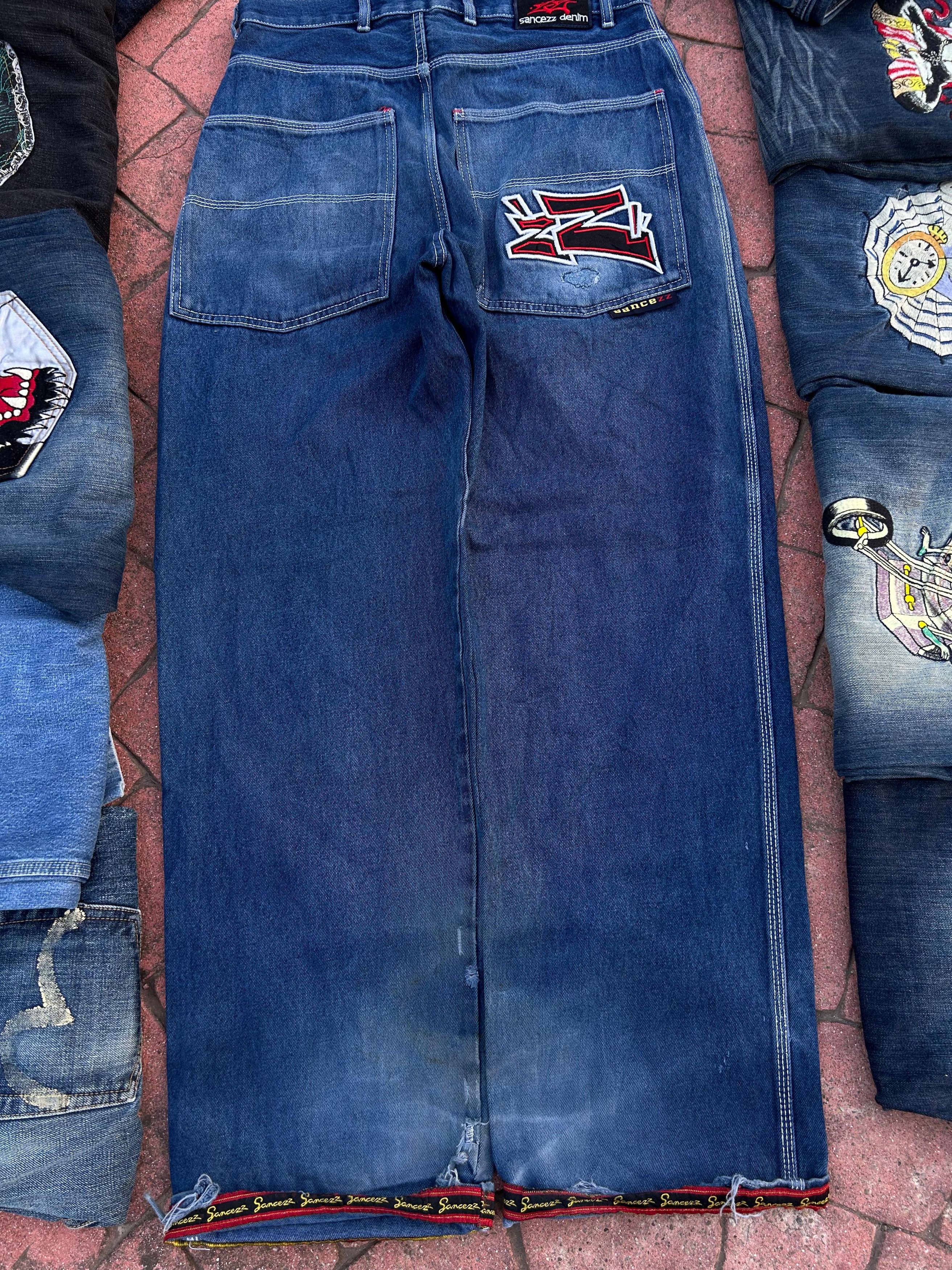 Vintage Sancezz Hip-Hop Jeans Size US 32 / EU 48 - 3 Thumbnail