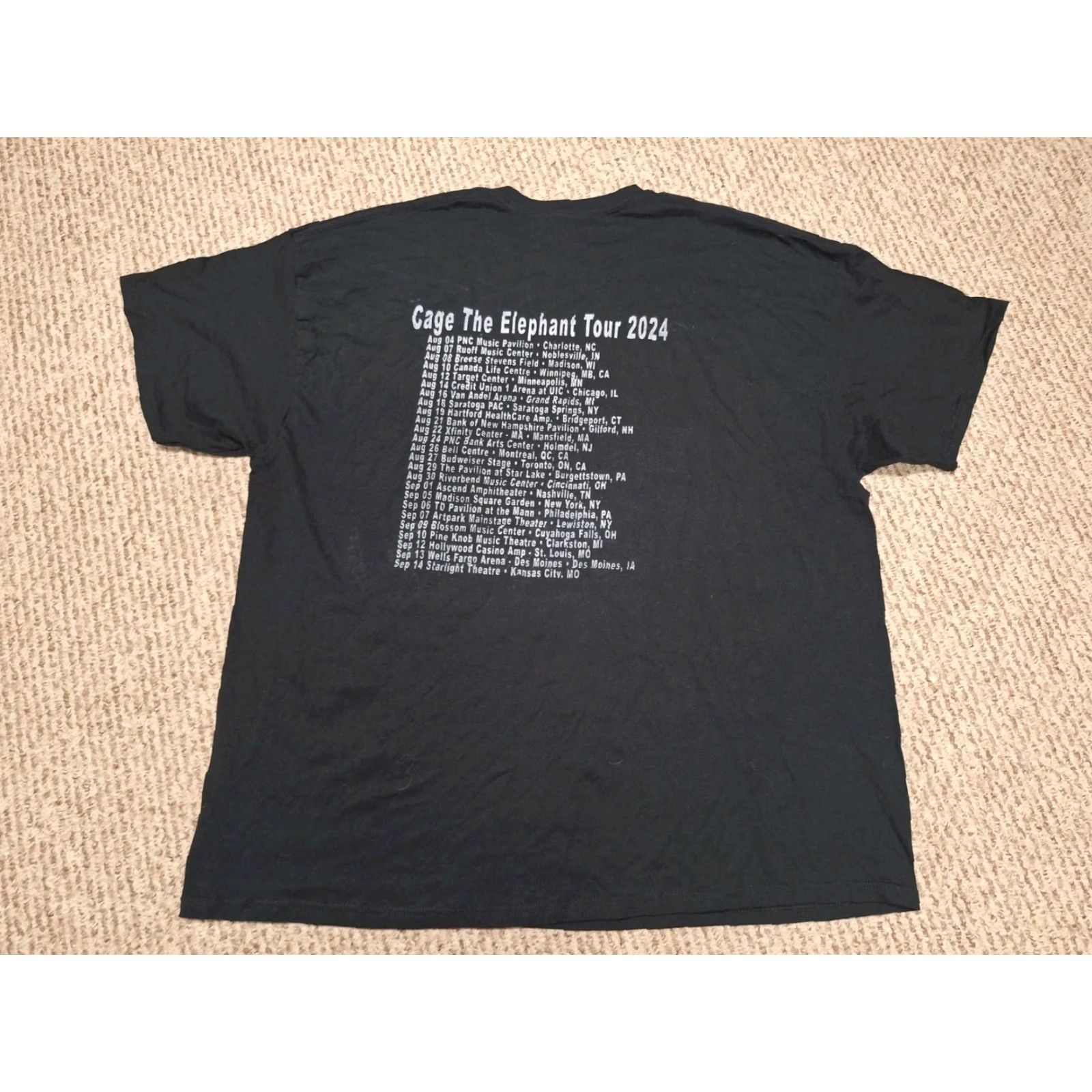 Vintage Cage the Elephant Neon Pill Tour 2024 Indie Rock Band 2XL T-Shirt Size US XXL / EU 58 / 5 - 3 Thumbnail