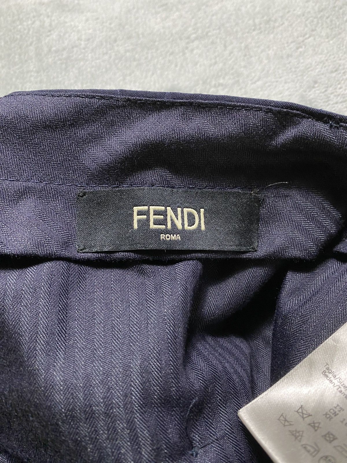 Fendi FENDI SUIT TROUSER POLY / WOOL Size 30" / US 8 / IT 44 - 8 Thumbnail