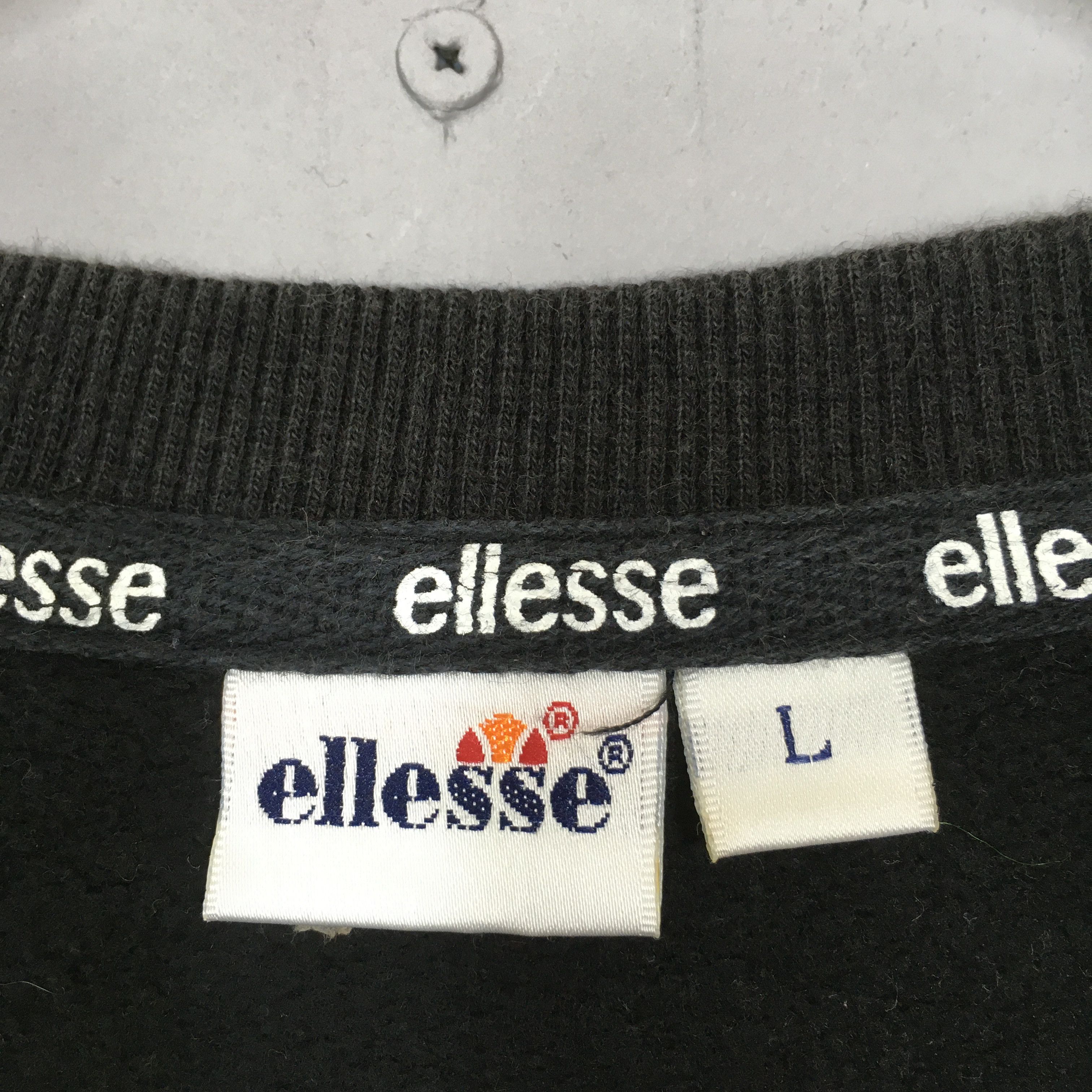 Ellesse Vintage Ellesse Perugia Italia Black Sweatshirt Large Size US L / EU 52-54 / 3 - 4 Thumbnail