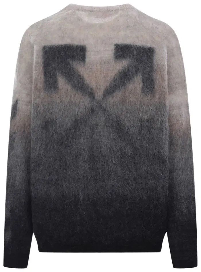 Off-White Off-White diag brushed knit crewneck Size US S / EU 44-46 / 1 - 2 Thumbnail