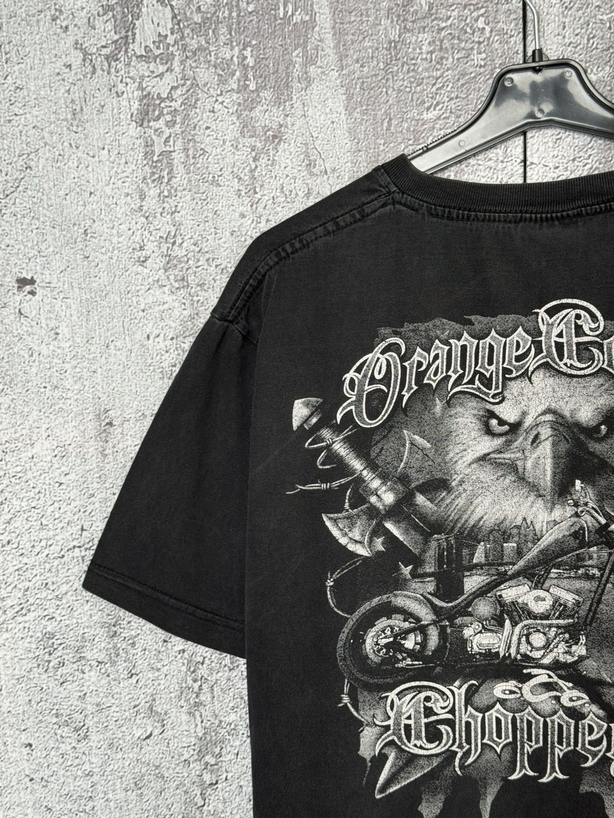West Coast Choppers Orange County Choppers Eagle Motorcycle Graphic Biker Tee Size US L / EU 52-54 / 3 - 9 Thumbnail