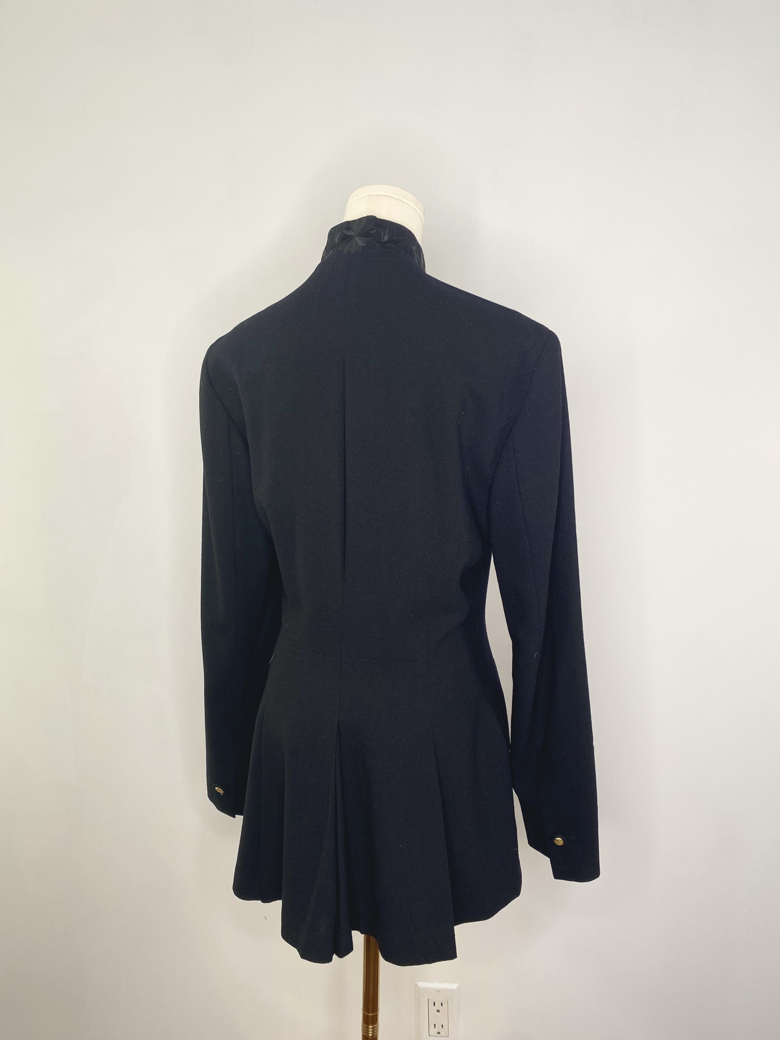 Designer Black & Gold Military Tailor Jacket - Jessica Size L / US 10 / IT 46 - 13 Thumbnail