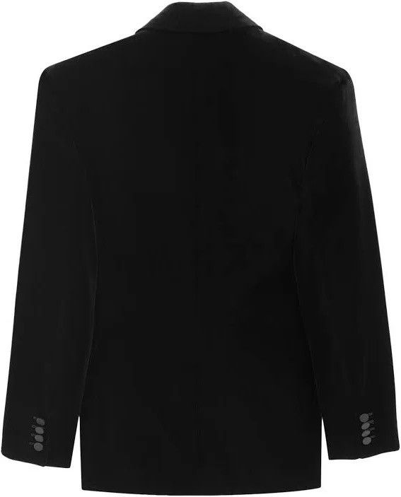 Saint Laurent Paris × Yves Saint Laurent NEW!!!! 52R Saint Laurent Velvet Double Breasted Jacket Size 52R - 2 Thumbnail