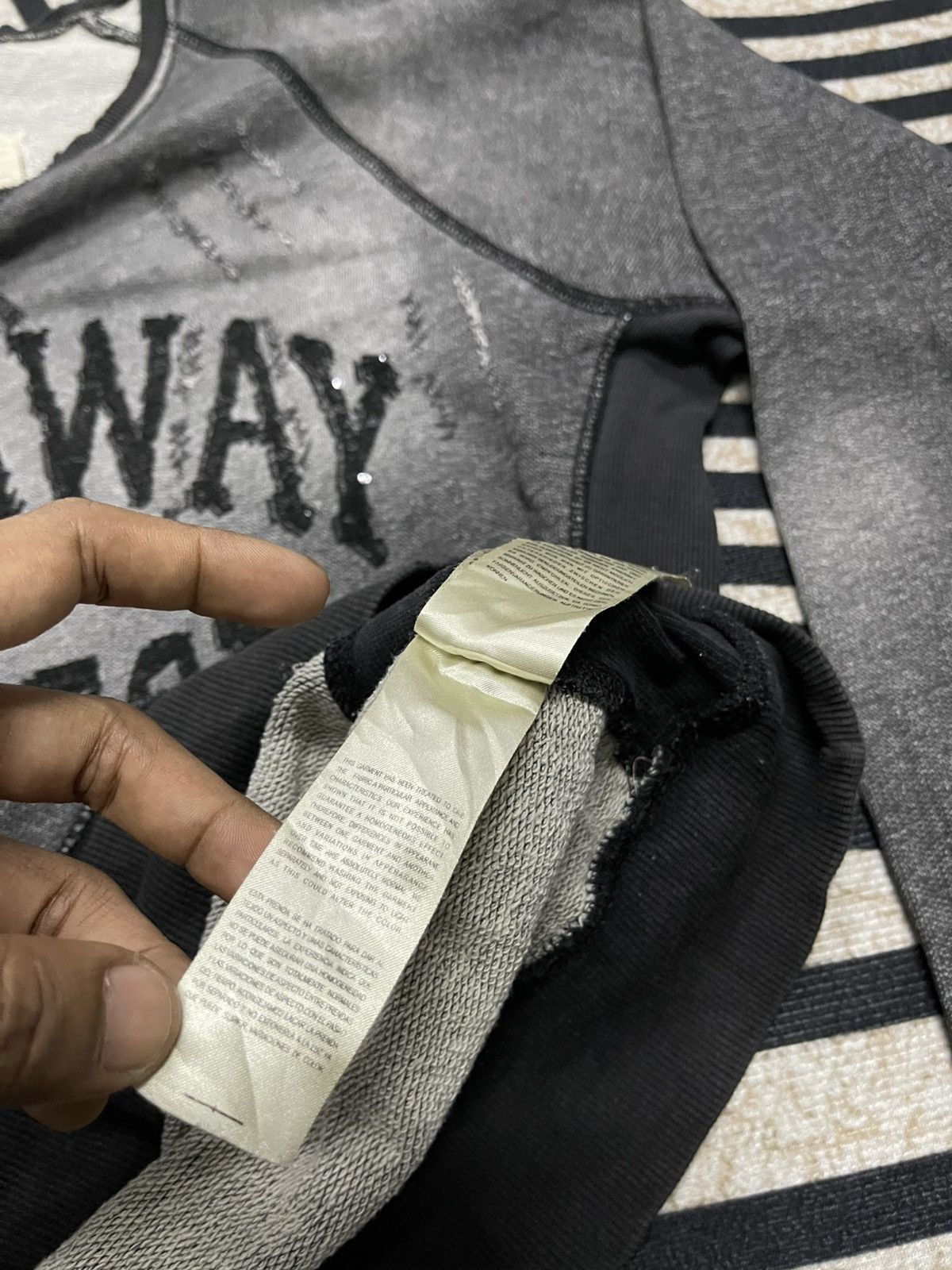 Diesel 2000s DIESEL RUNAWAY COLLEGE RARE DISTRESSED DESIGN Size US M / EU 48-50 / 2 - 15 Thumbnail