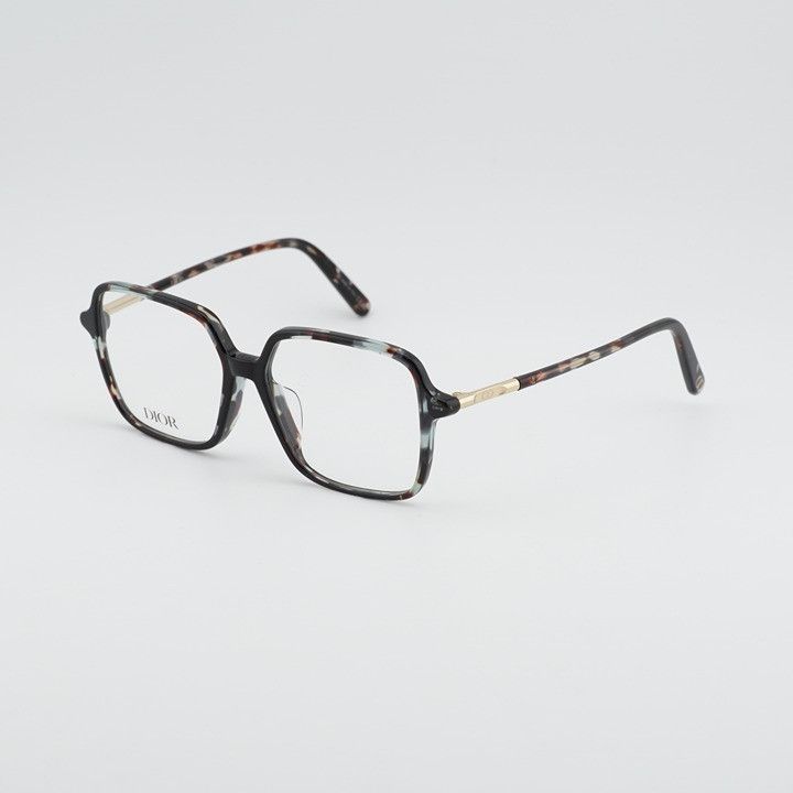 Dior DIOR MINI CD O S2F 2800 Eyeglasses Havana 53mm Square Frame Size ONE SIZE - 1 Thumbnail