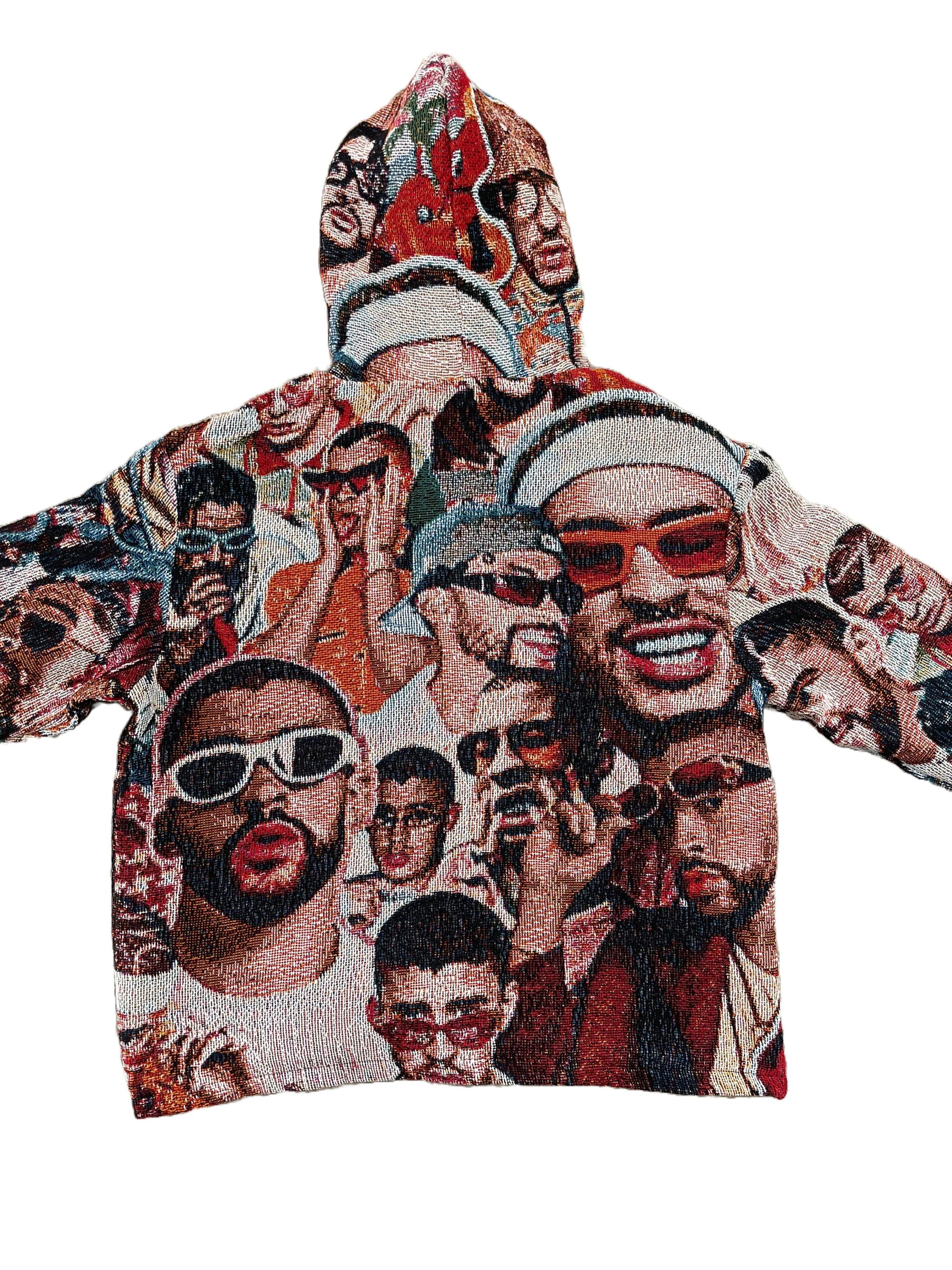 Other Silk Lined Bad Bunny Tapestry Hoodie Size S / US 4 / IT 40 - 2 Thumbnail