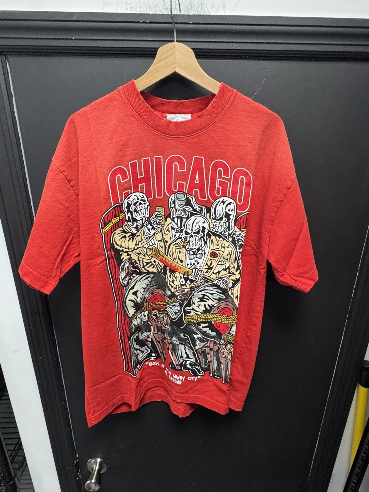 Warren Lotas Warren Lotas Chicago Boss Of The Windy City T-Shirt Red Size US L / EU 52-54 / 3 - 1 Thumbnail
