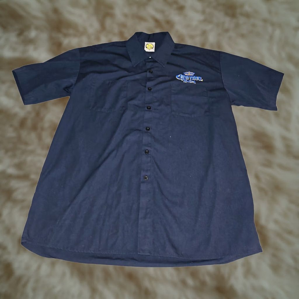 Vintage Balzout Corona Extra Button Down Short Sleeve Shirt Men L Black Size US L / EU 52-54 / 3 - 1 Thumbnail