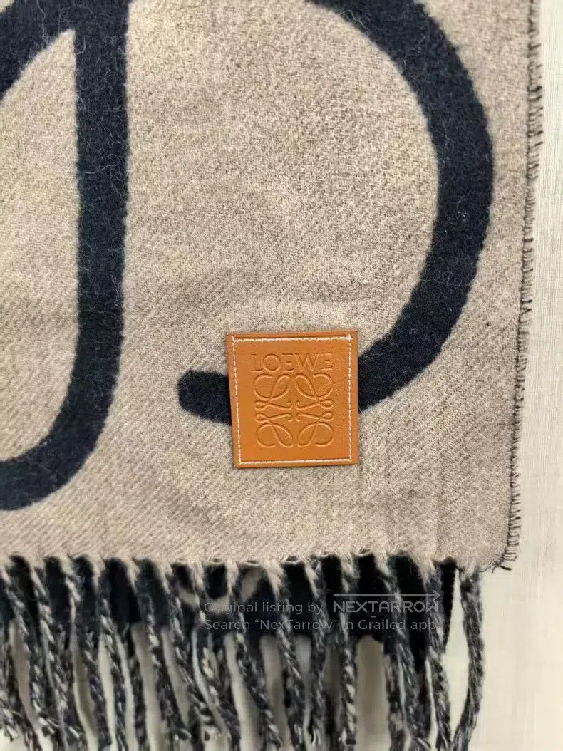 Loewe Loewe Black Graffiti Scarf Size ONE SIZE - 6 Thumbnail