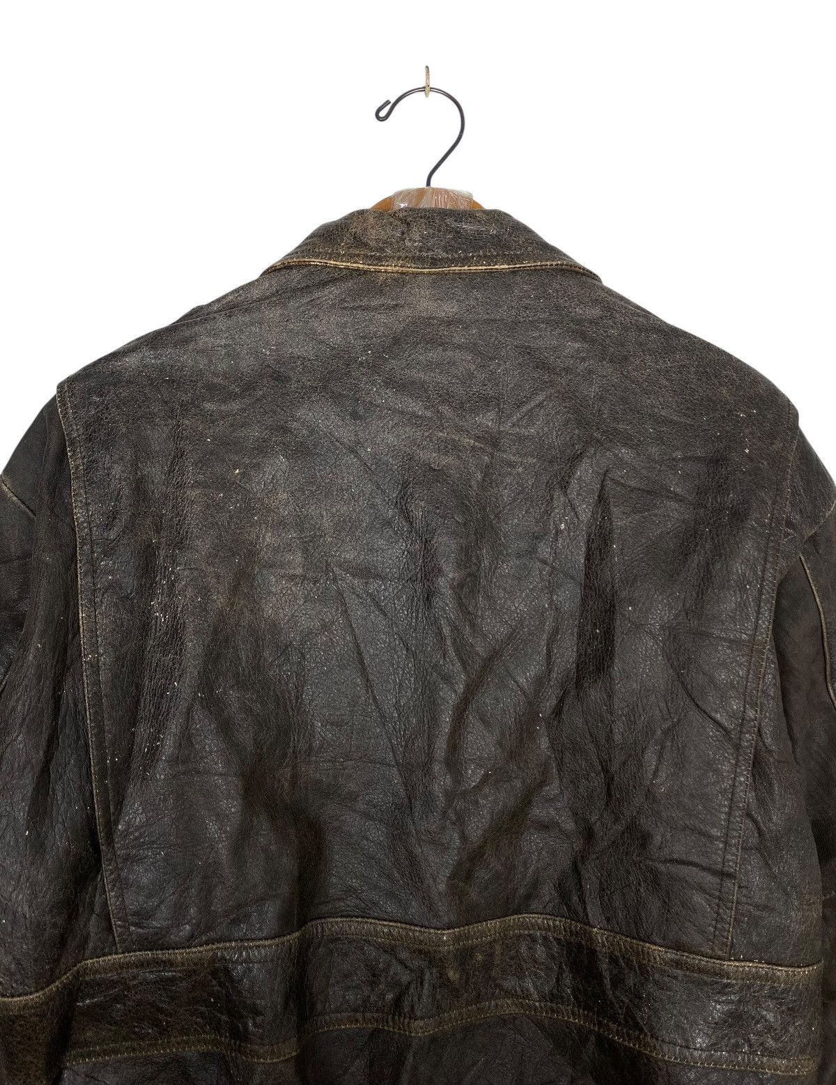 Vintage Vintage Aviator Jacket Cow Leather Size US M / EU 48-50 / 2 - 13 Thumbnail