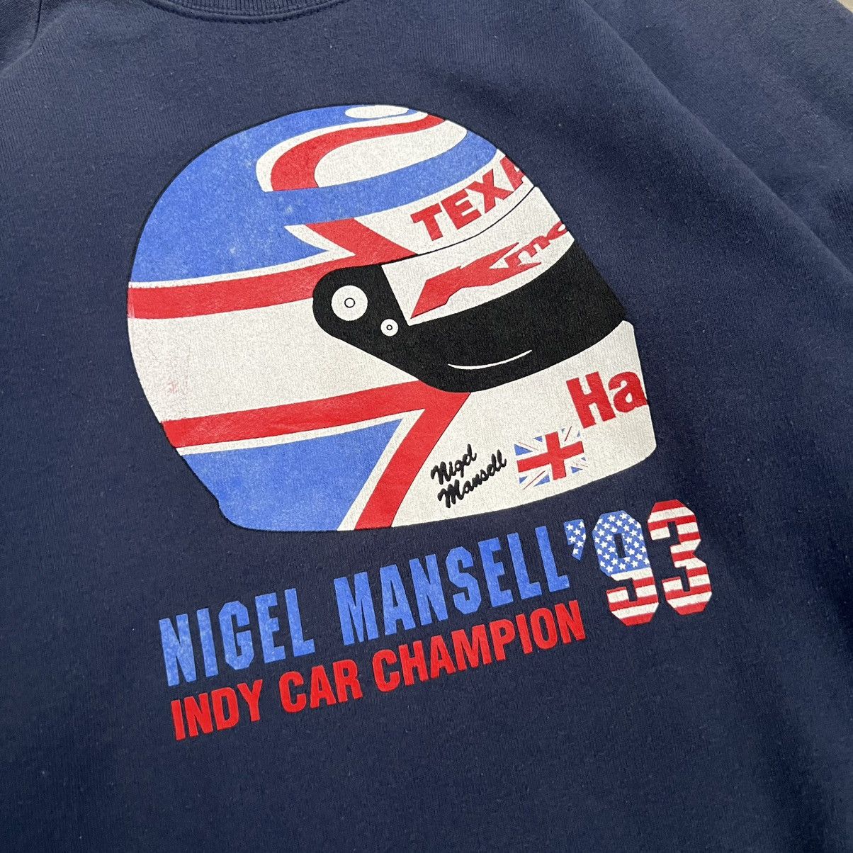 Vintage Vintage 1993s Screen Stars Nigel Mansell Crewneck Size US M / EU 48-50 / 2 - 3 Thumbnail