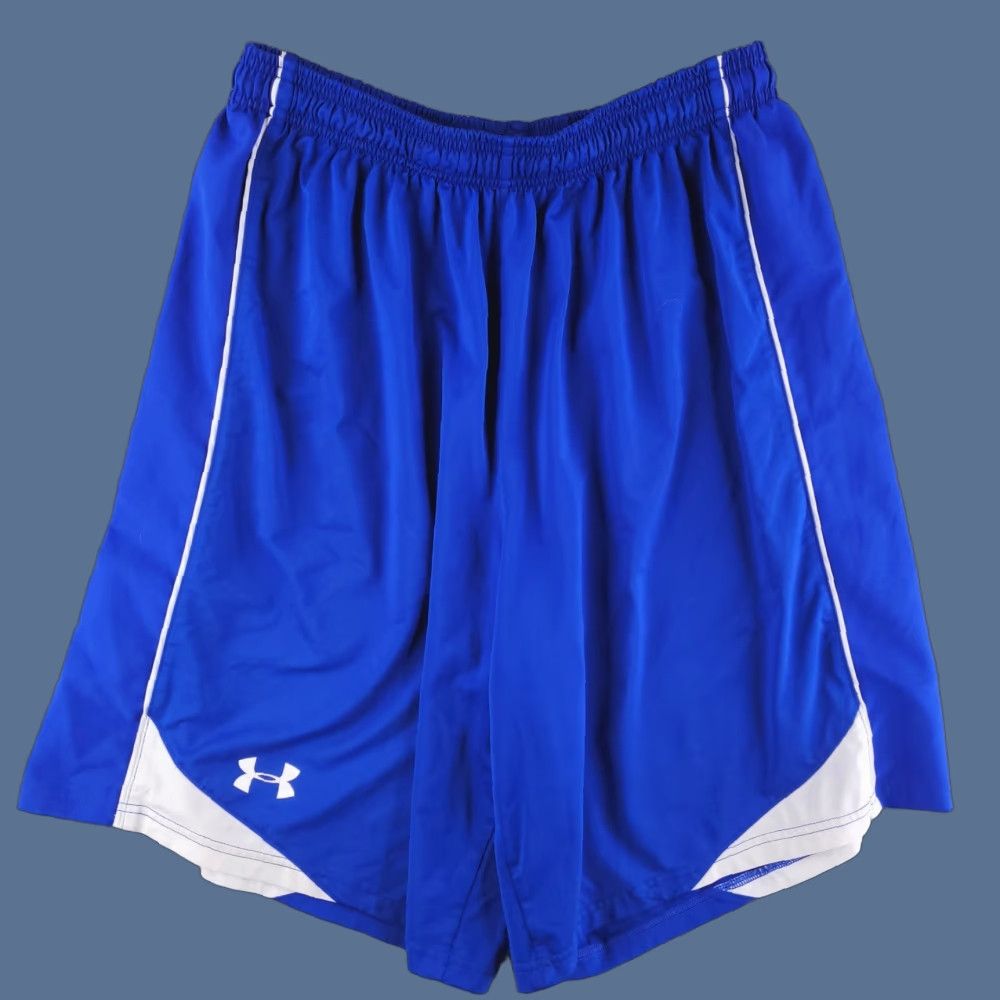 Under Armour Under Armour Shorts Mens Medium Blue Basketball NO POCKETS Size US 31 - 1 Thumbnail