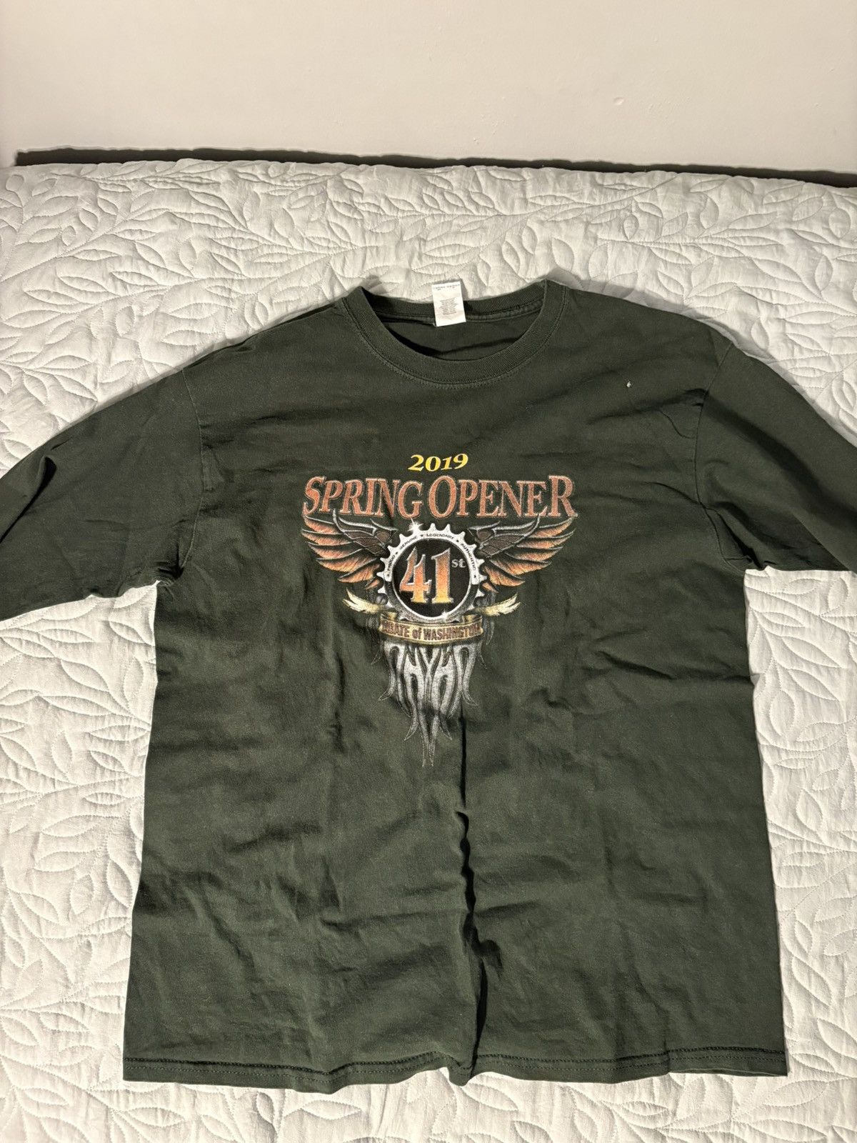 Harley Davidson Harley davidson green long sleeve Size US L / EU 52-54 / 3 - 1 Thumbnail