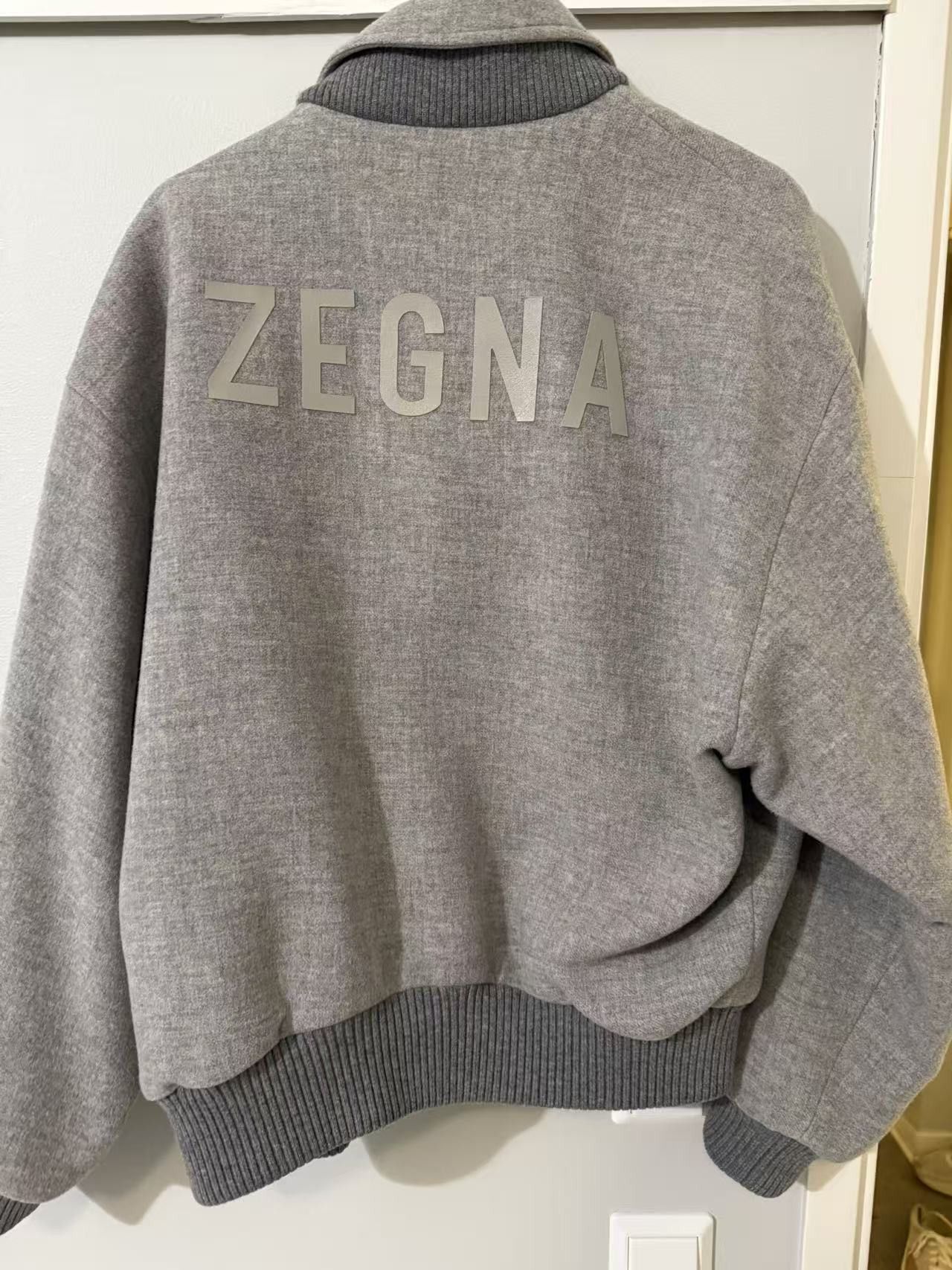 Fear of God zegna wool bomber grey Size US S / EU 44-46 / 1 - 6 Thumbnail