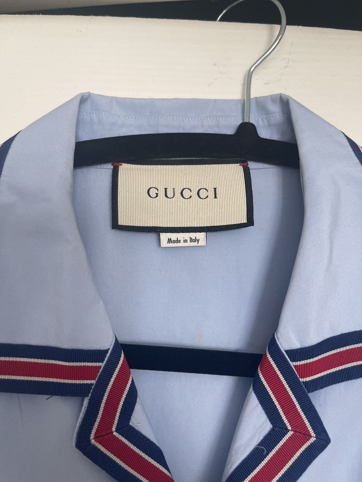 Gucci Gucci Tiger Fil Coupe Button Up Bowling Shirt Size US M / EU 48-50 / 2 - 3 Thumbnail