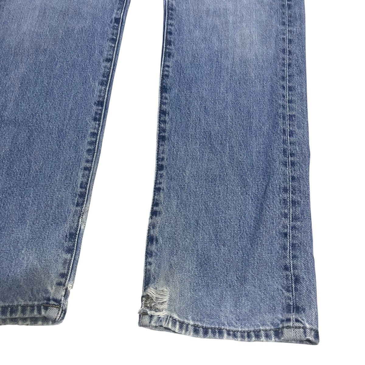 If Six Was Nine × Japanese Brand × Le Grande Bleu (L.G.B.) VINTAGE UNIQLO LIGHT BLUE WASHED DENIM PANTS Size US 32 / EU 48 - 6 Thumbnail