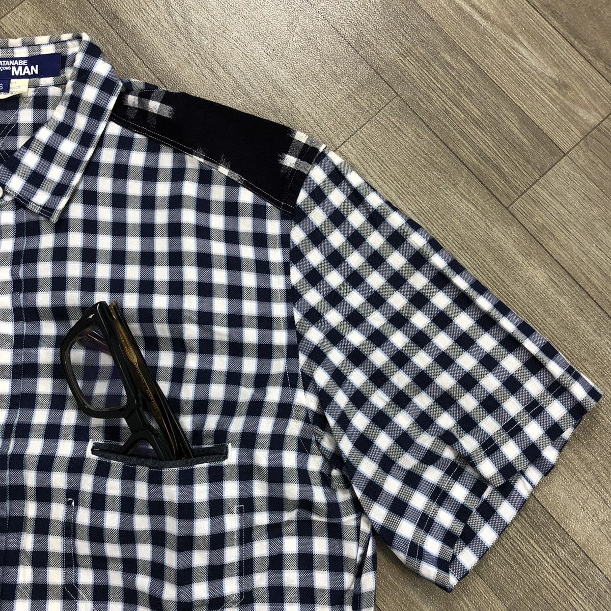 Comme des Garcons Homme 🇯🇵 SS15 Junya Watanabe Comme des Garcons Man Plaid Shirt CDG Size US S / EU 44-46 / 1 - 9 Thumbnail