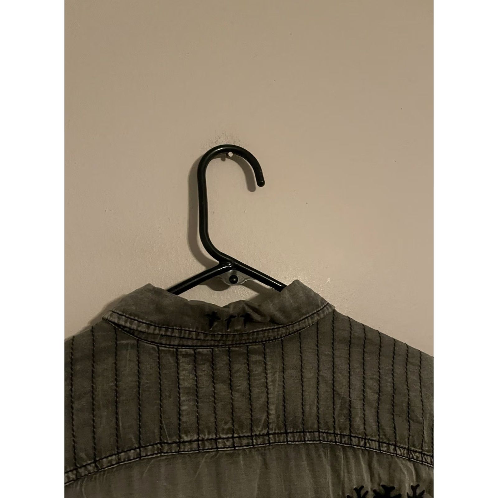 Affliction Affliction Button Up Shirt Military Eagle Spec L/S Men's Large Gray Size US L / EU 52-54 / 3 - 3 Thumbnail