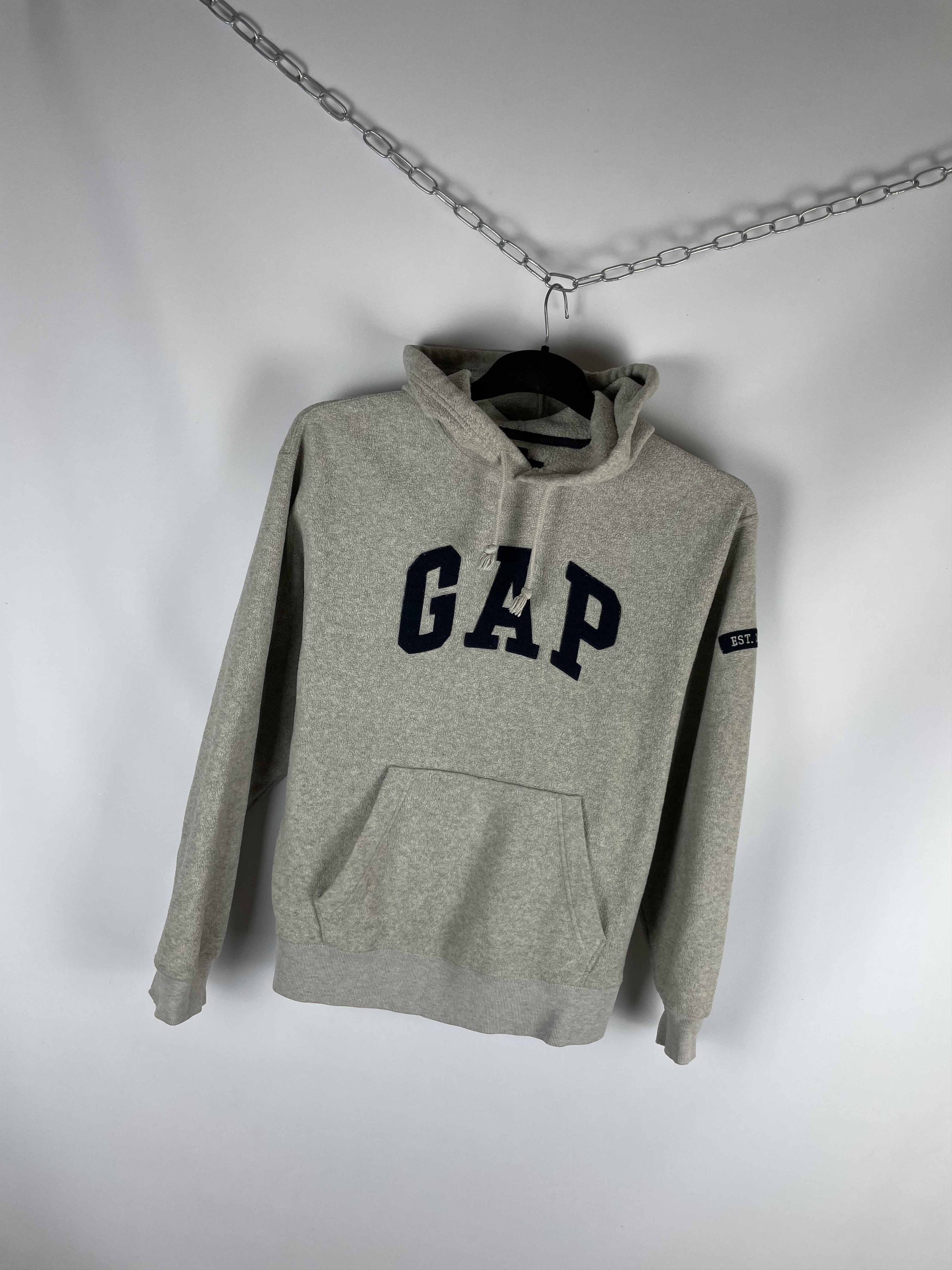 Gap × Vintage Vintage GAP Fleece Hoodie sweatshirt Size US S / EU 44-46 / 1 - 2 Thumbnail