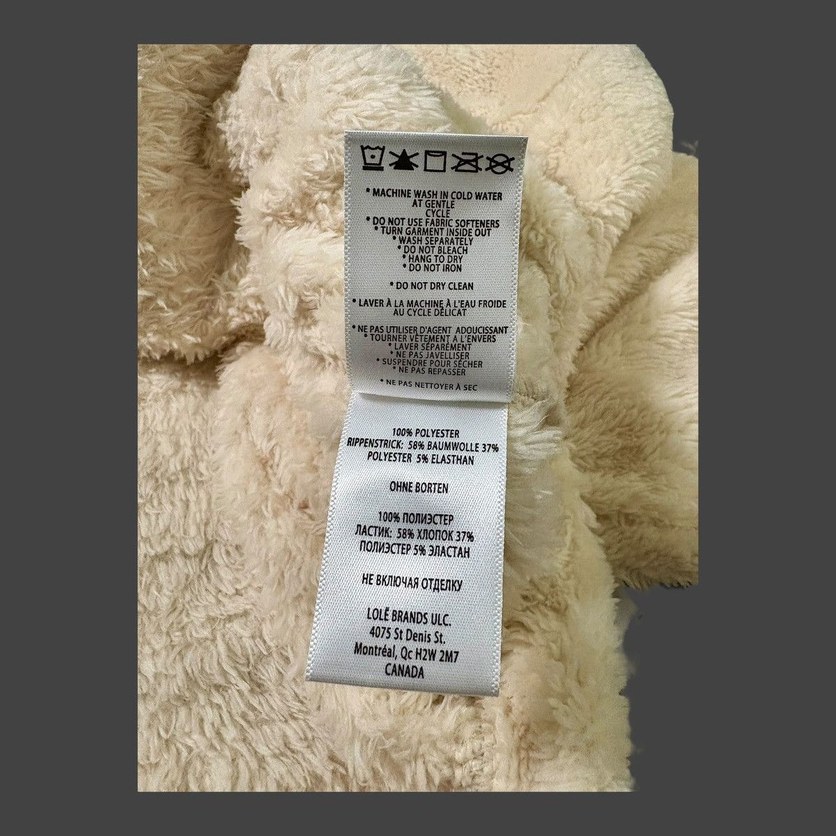 Other Lole Women’s Yana Sherpa Beige Cropped Hoodie Sz L Size L / US 10 / IT 46 - 15 Thumbnail