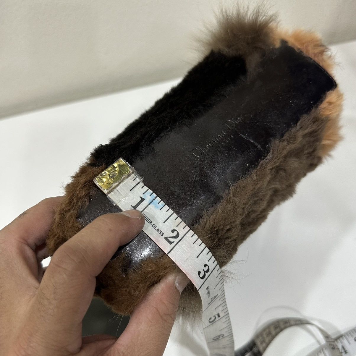 Christian Dior Monsieur ‼️YES‼️ CHRISTIAN DIOR BROWN MULI-FUR ANIMAL PRINT LETAHER BAG Size ONE SIZE - 13 Thumbnail