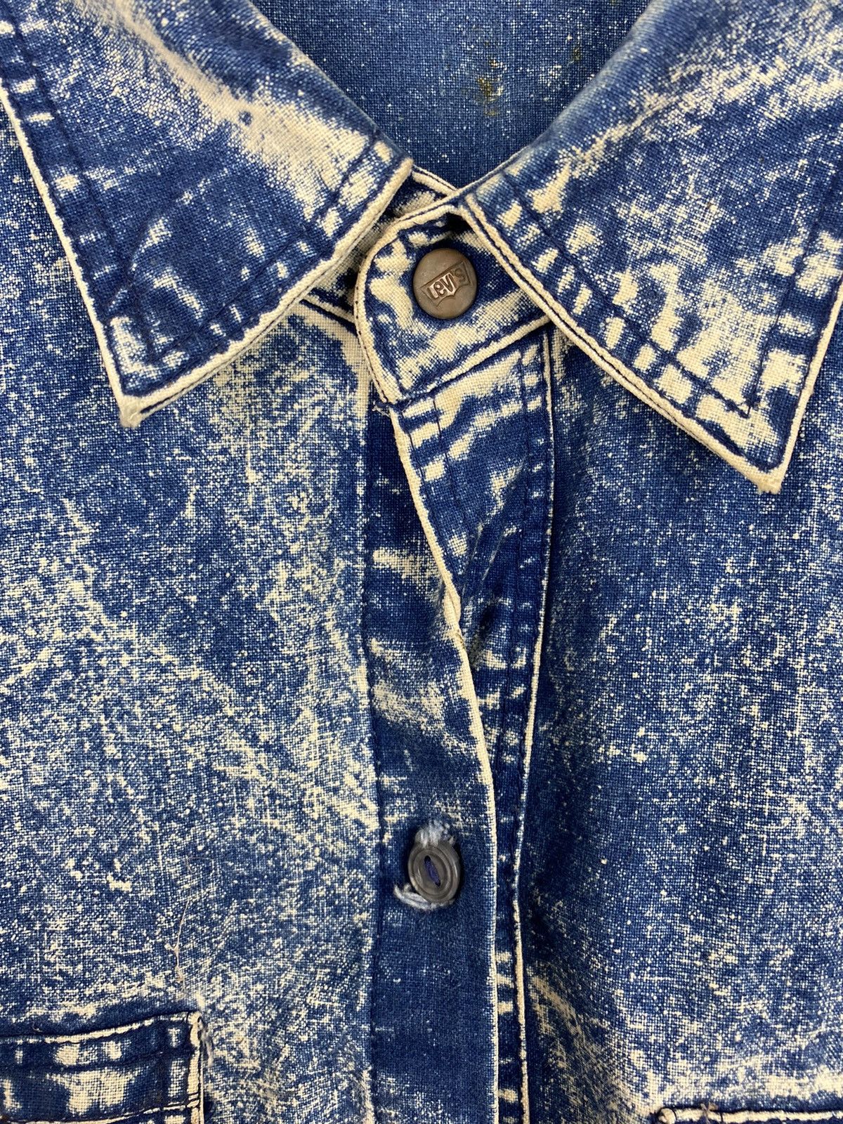Levi's Vintage Levi’s 1950s Denim Jeans Button Shirt Western Cowboy Size US L / EU 52-54 / 3 - 7 Thumbnail