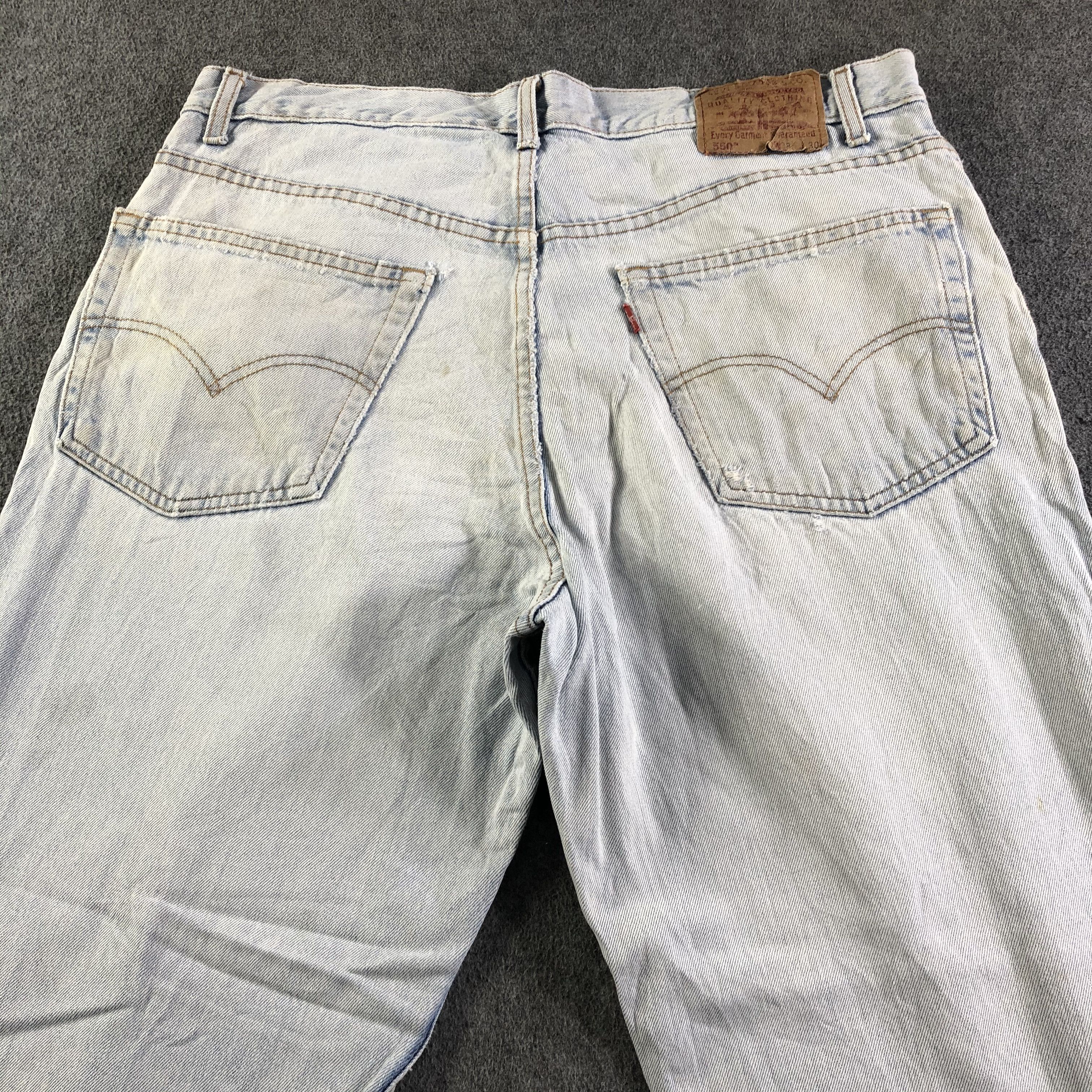 Levi's 90s Vintage Light Wash Levis 550 Jeans-J4257 Size US 38 / EU 54 - 4 Thumbnail