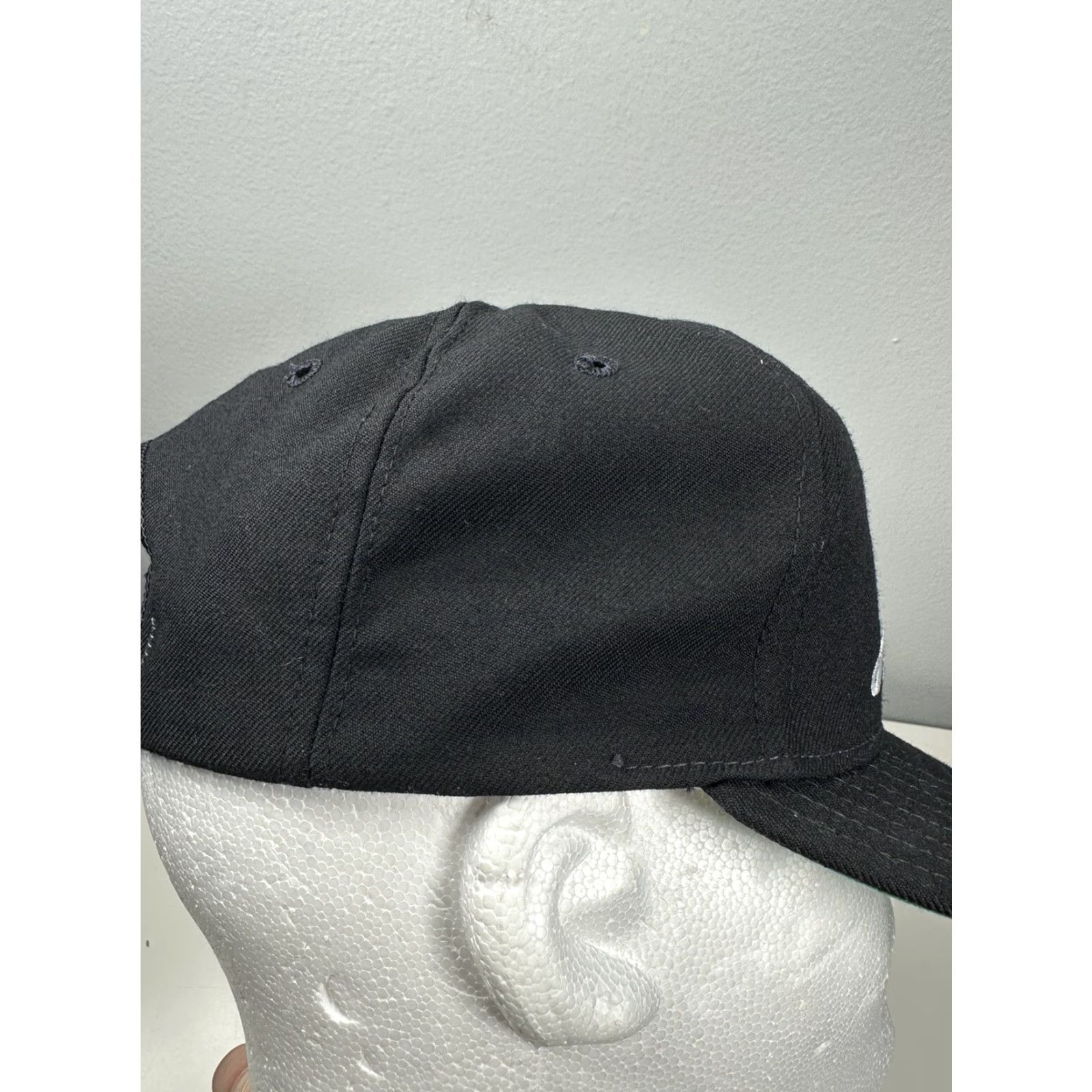 New Era VINTAGE 90s Chevrolet Hanes New Era Pro Snapback Hat Made in USA Black M/L Size ONE SIZE - 7 Thumbnail
