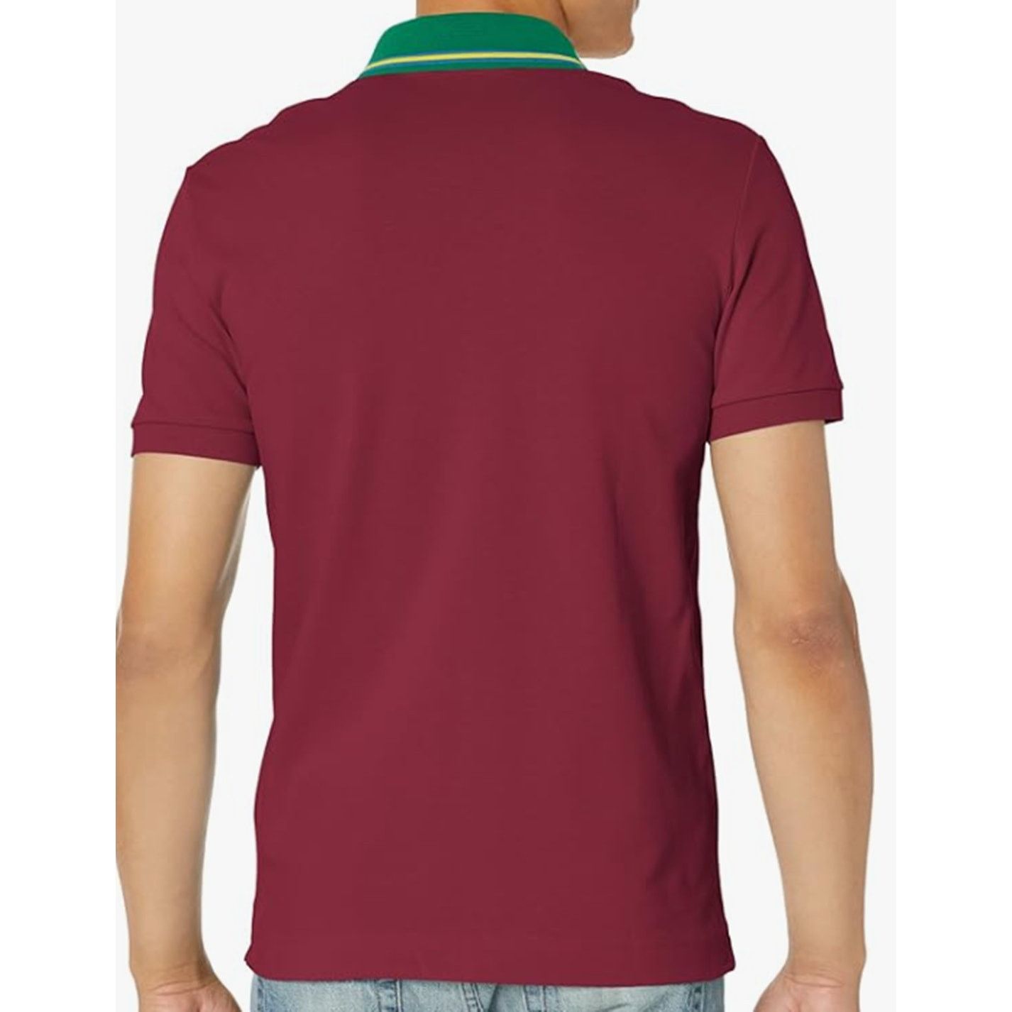 Lacoste Lacoste Men's Short Sleeve Regular Fit Striped Neck Polo M Size US M / EU 48-50 / 2 - 3 Thumbnail