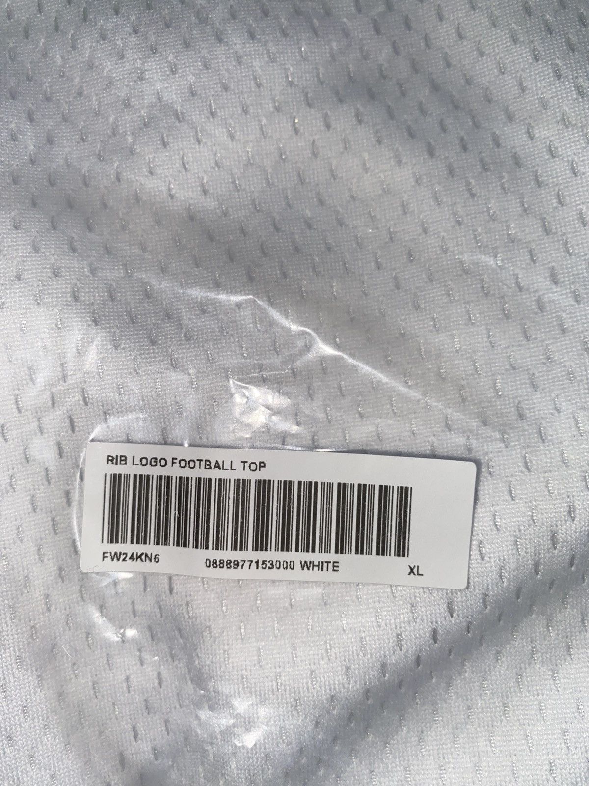 Supreme Supreme Jacquard Rib Football Jersey White Size US XL / EU 56 / 4 - 7 Thumbnail