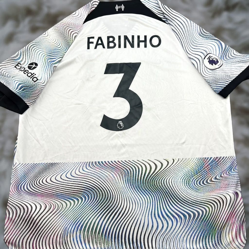 Nike Nike Liverpool 2022 2023 Away Fabinho Mens Football Jersey 2XL Shirt Adult Short Sleeve Multicolor Jersey Sports Football Mens Nike Shirt Size US XXL / EU 58 / 5 - 1 Thumbnail
