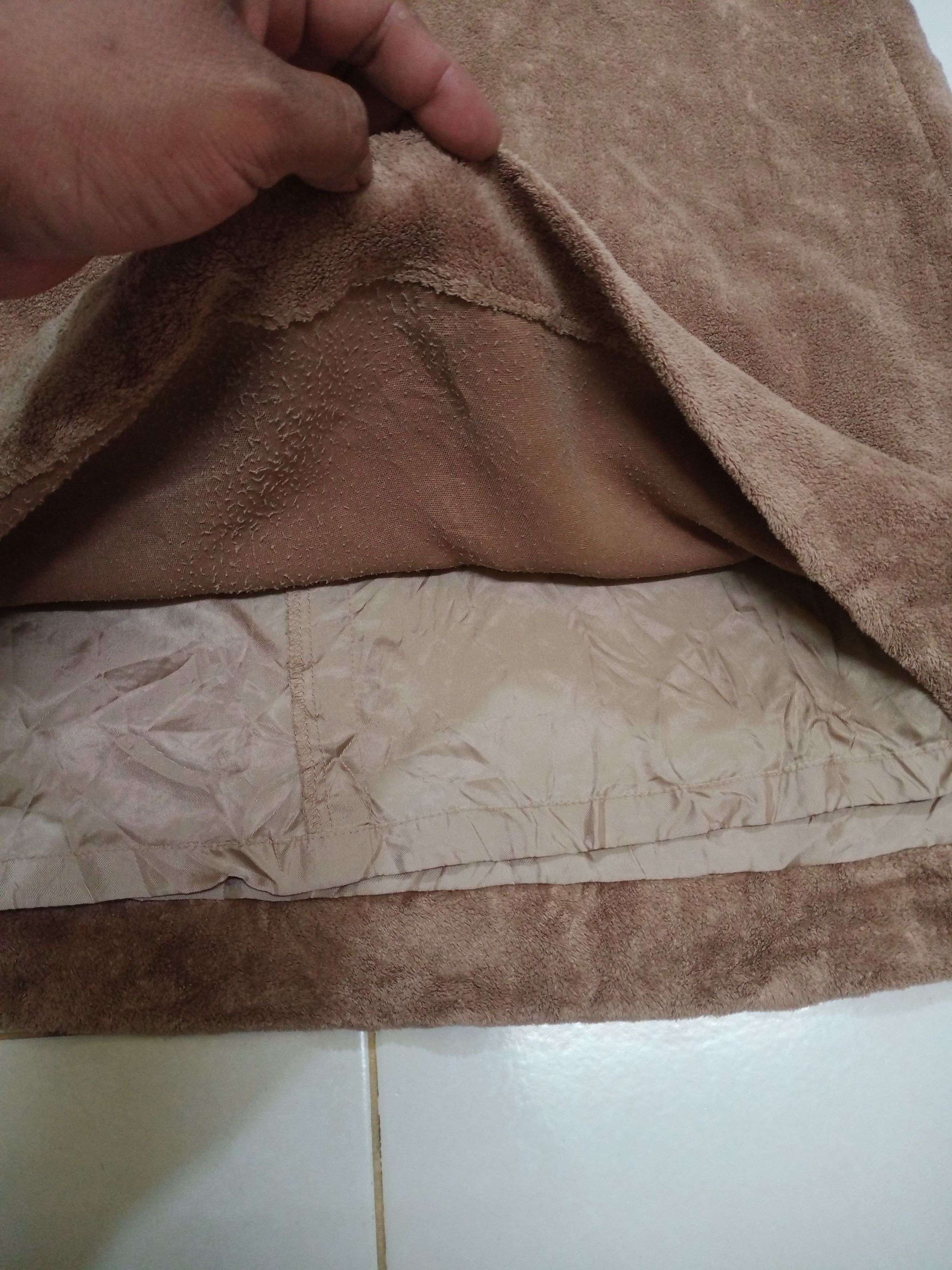 Issey Miyake Rare Vintage Issey Miyake Plantation Fleece Skirt Size 28" / US 6 / IT 42 - 4 Thumbnail