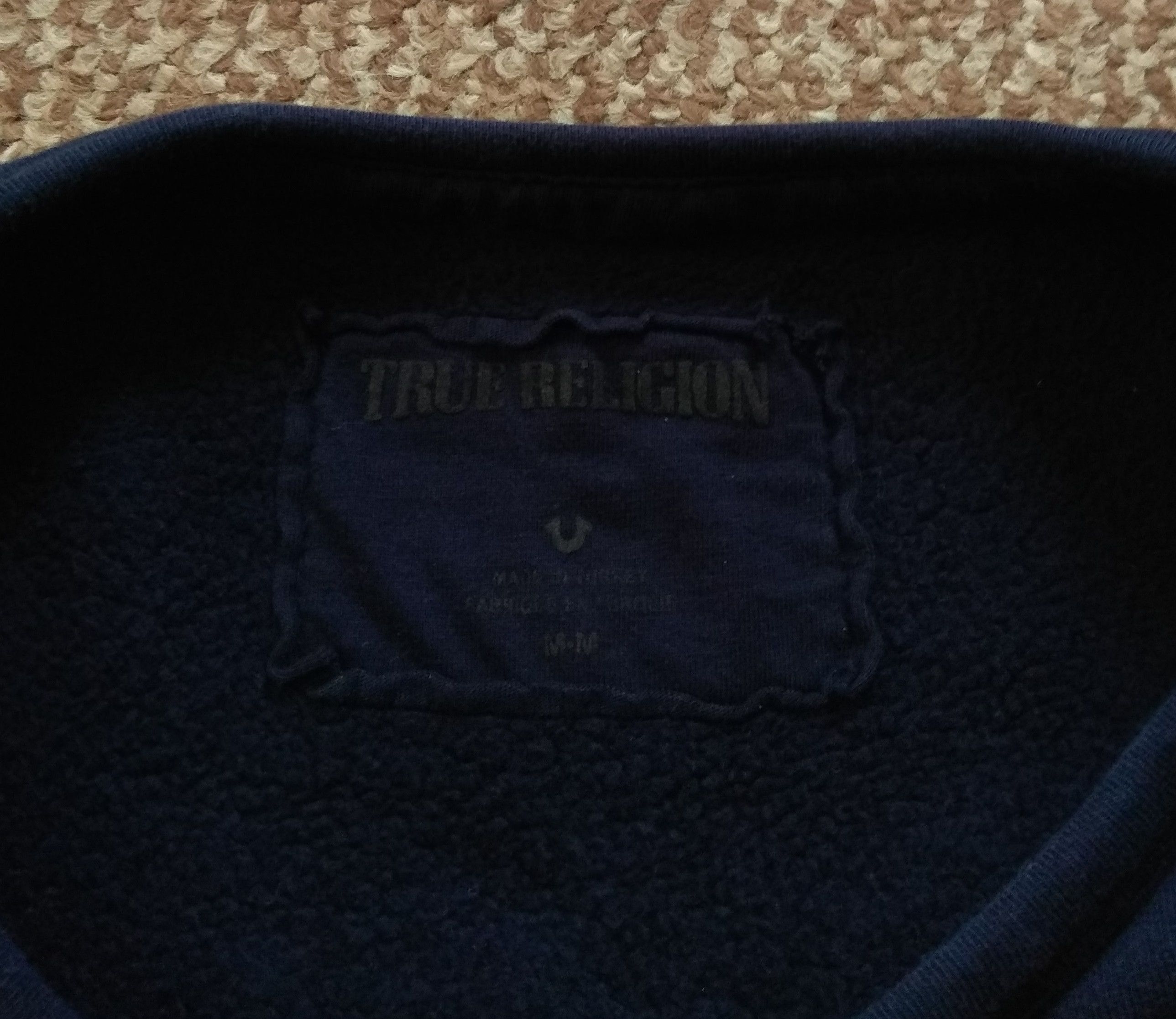 True Religion True Religion Crew Fleece MTL Sweatshirt sz M Size US M / EU 48-50 / 2 - 8 Thumbnail