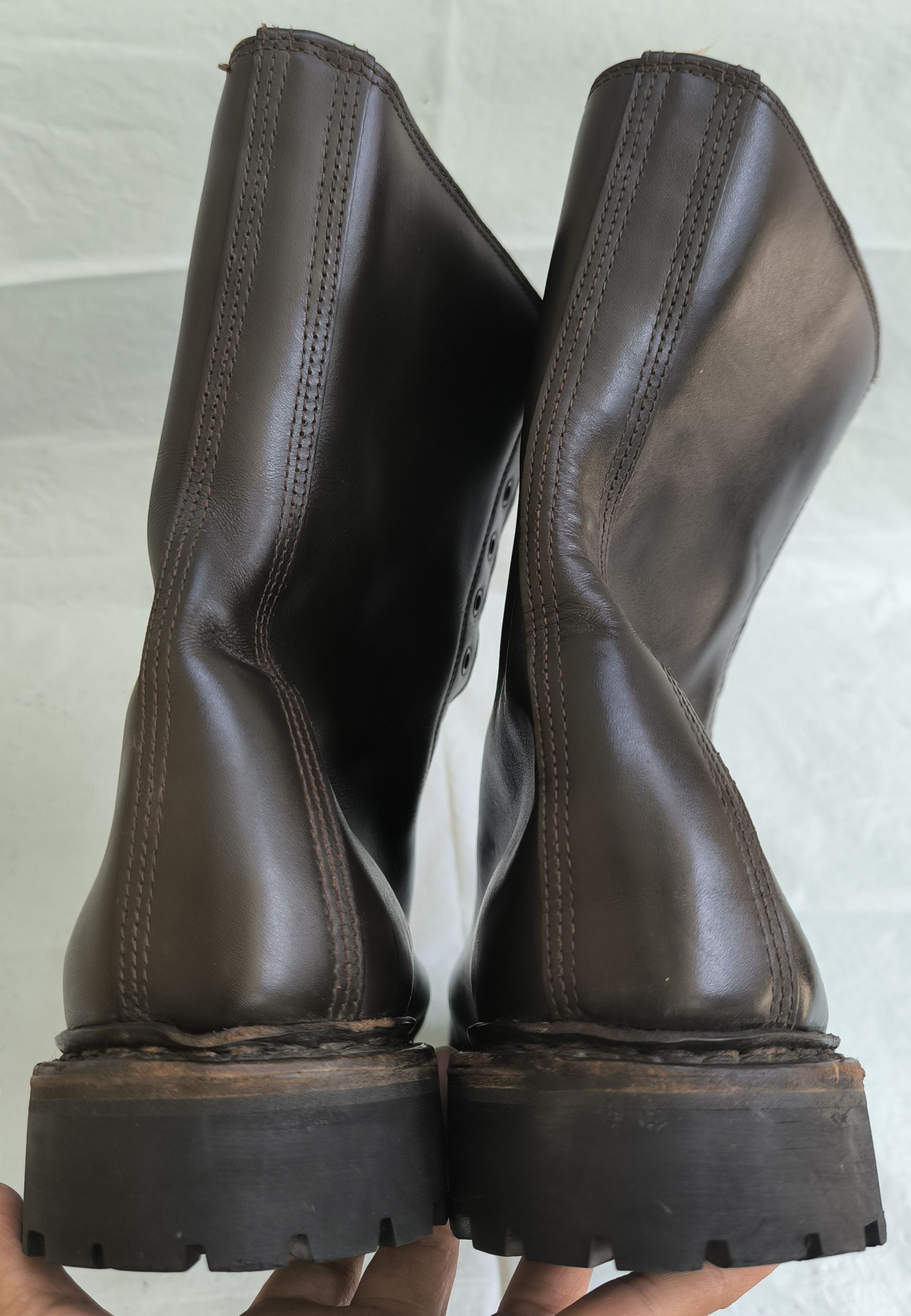 Vintage Vtg CALZATURIERI MASTROMARCO Italian Combat boots DAVOS sole Size US 11.5 / EU 44-45 - 7 Thumbnail