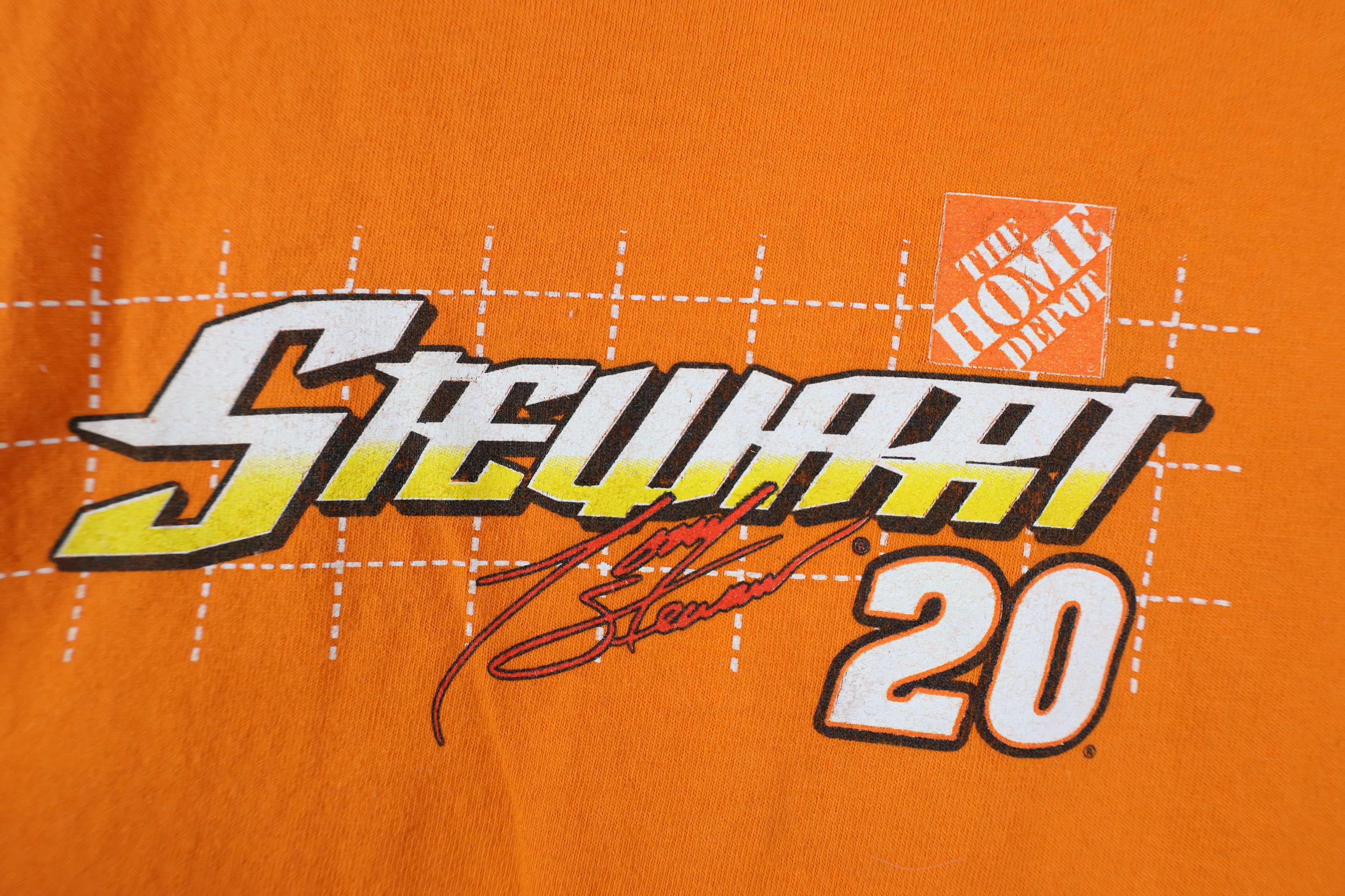 Vintage Vintage Y2K NASCAR Tony Stewart Racing Short Sleeve T-Shirt Size US L / EU 52-54 / 3 - 13 Thumbnail