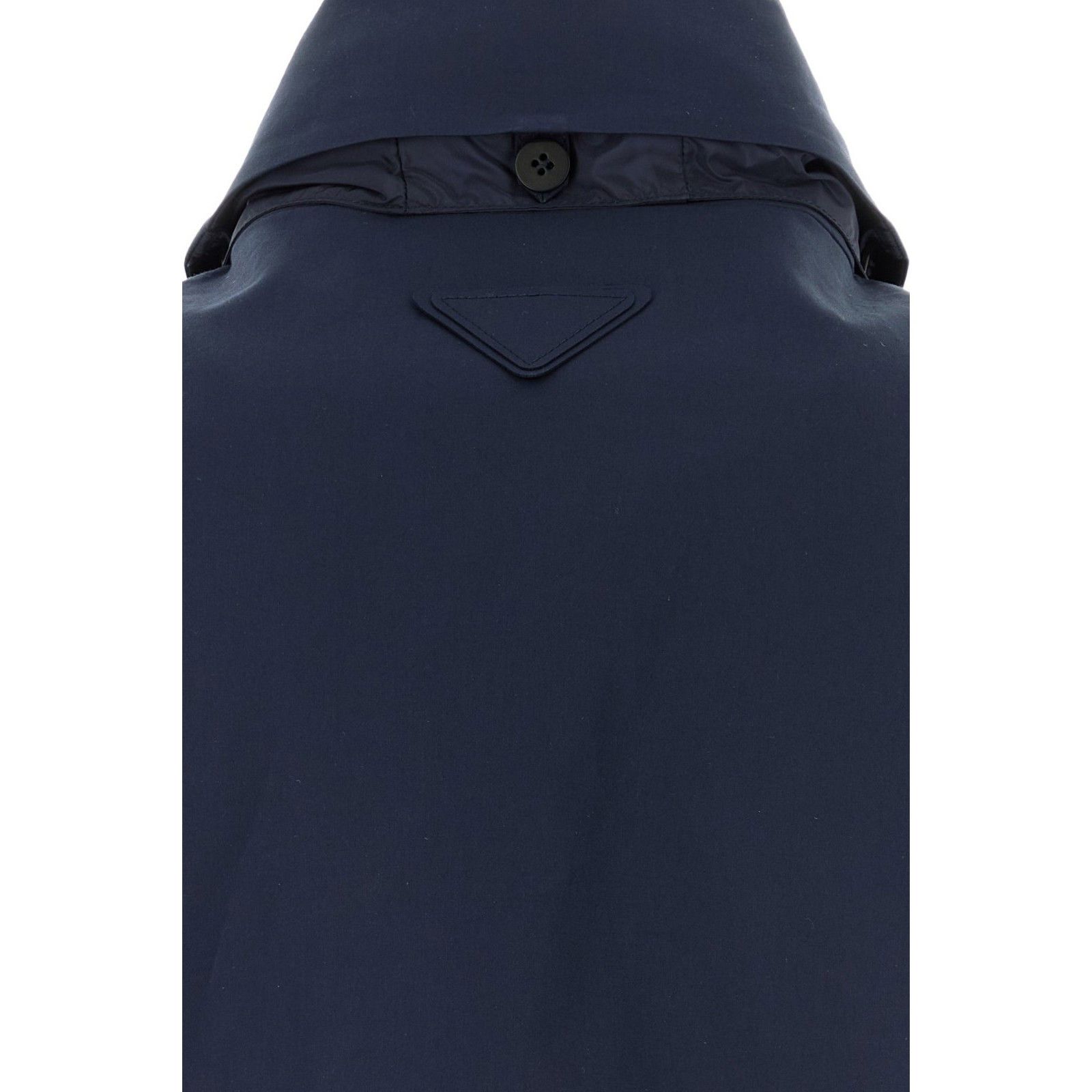 Prada PRADA Navy Blue Poplin Overcoat New & Authentic (Men's size: Size US L / EU 52-54 / 3 - 3 Thumbnail
