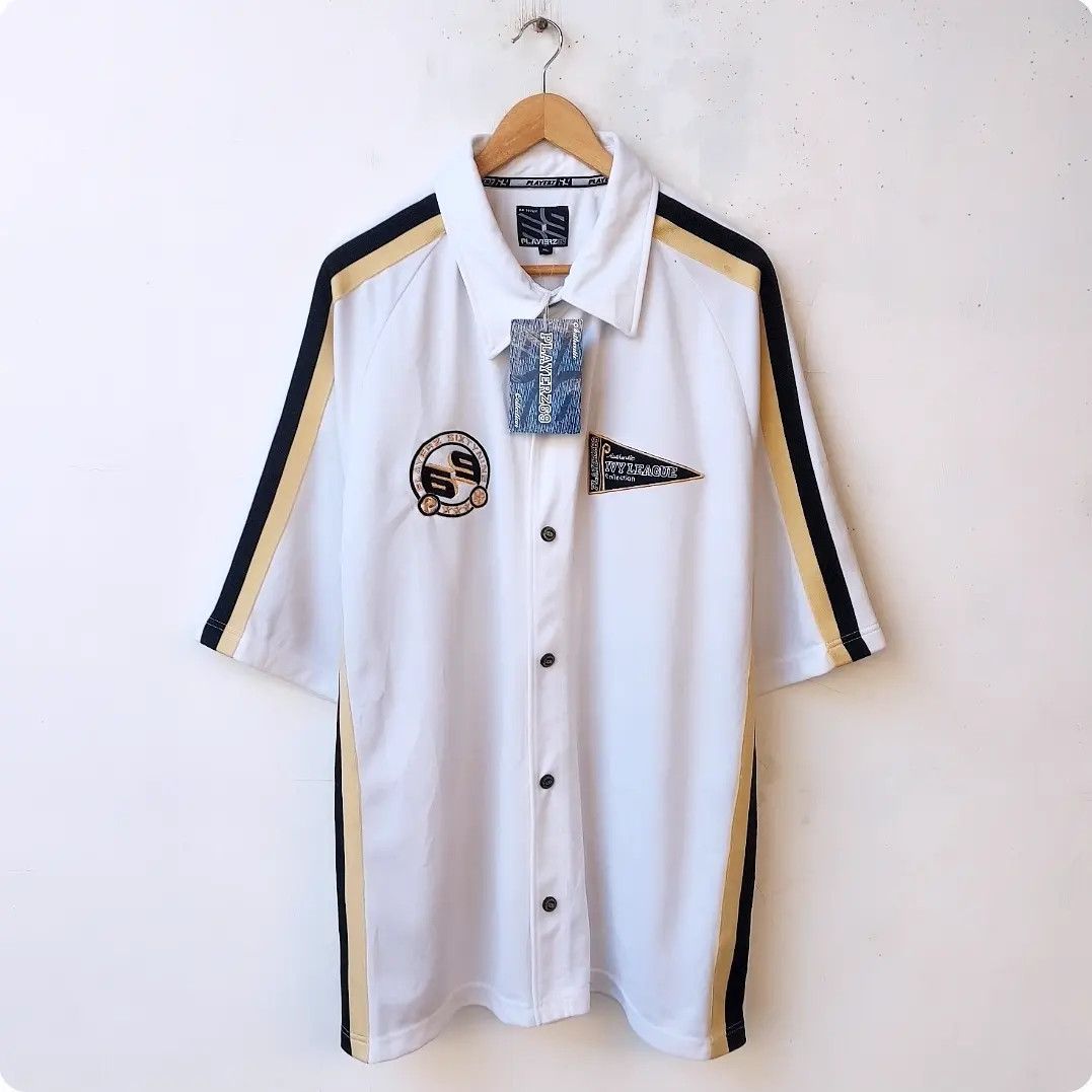 Image of Vintage Playerz 69 Hip Hop Jersey in White, Men's (Size XL)